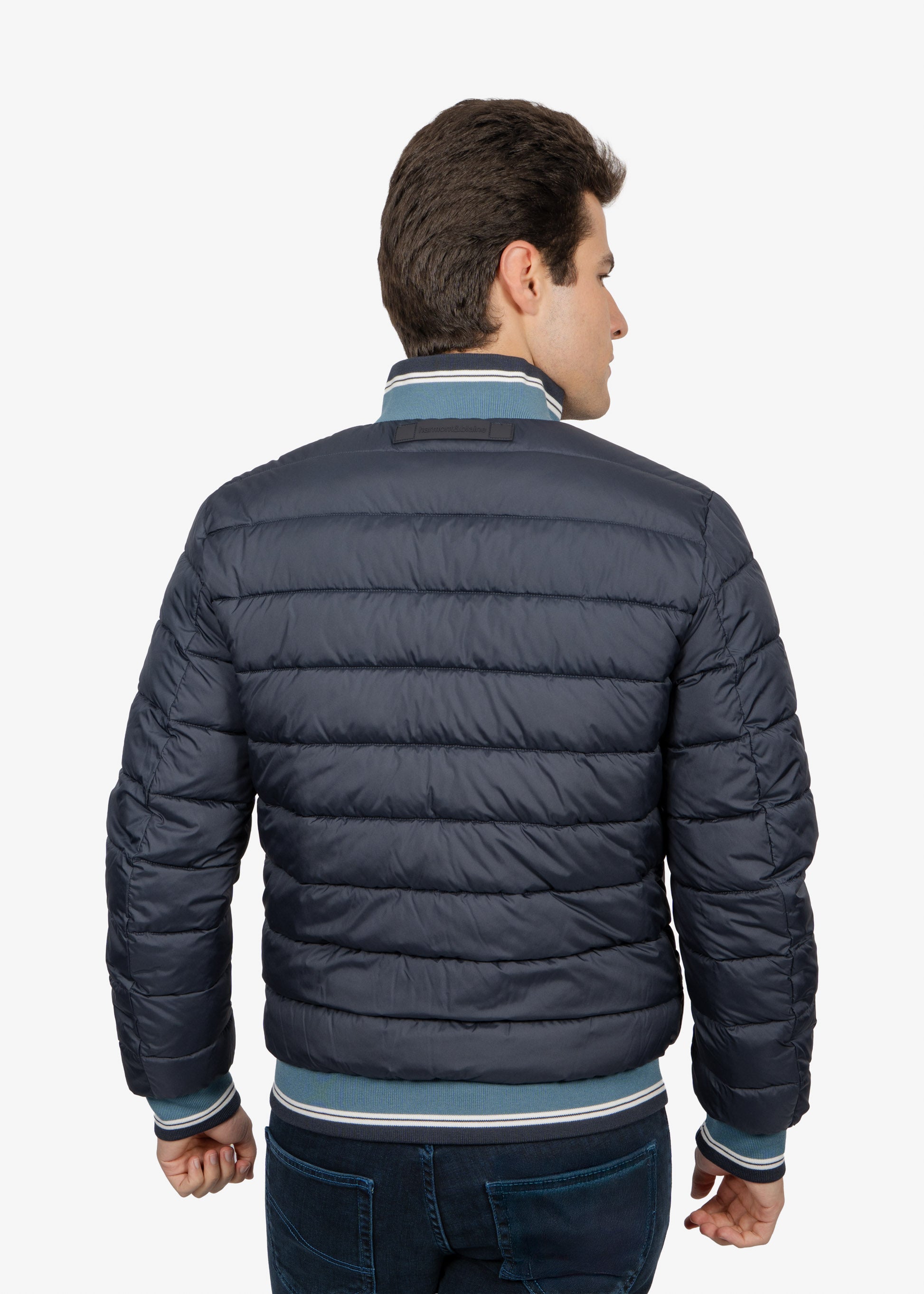 Chaqueta Azul Marino Acolchada H&B