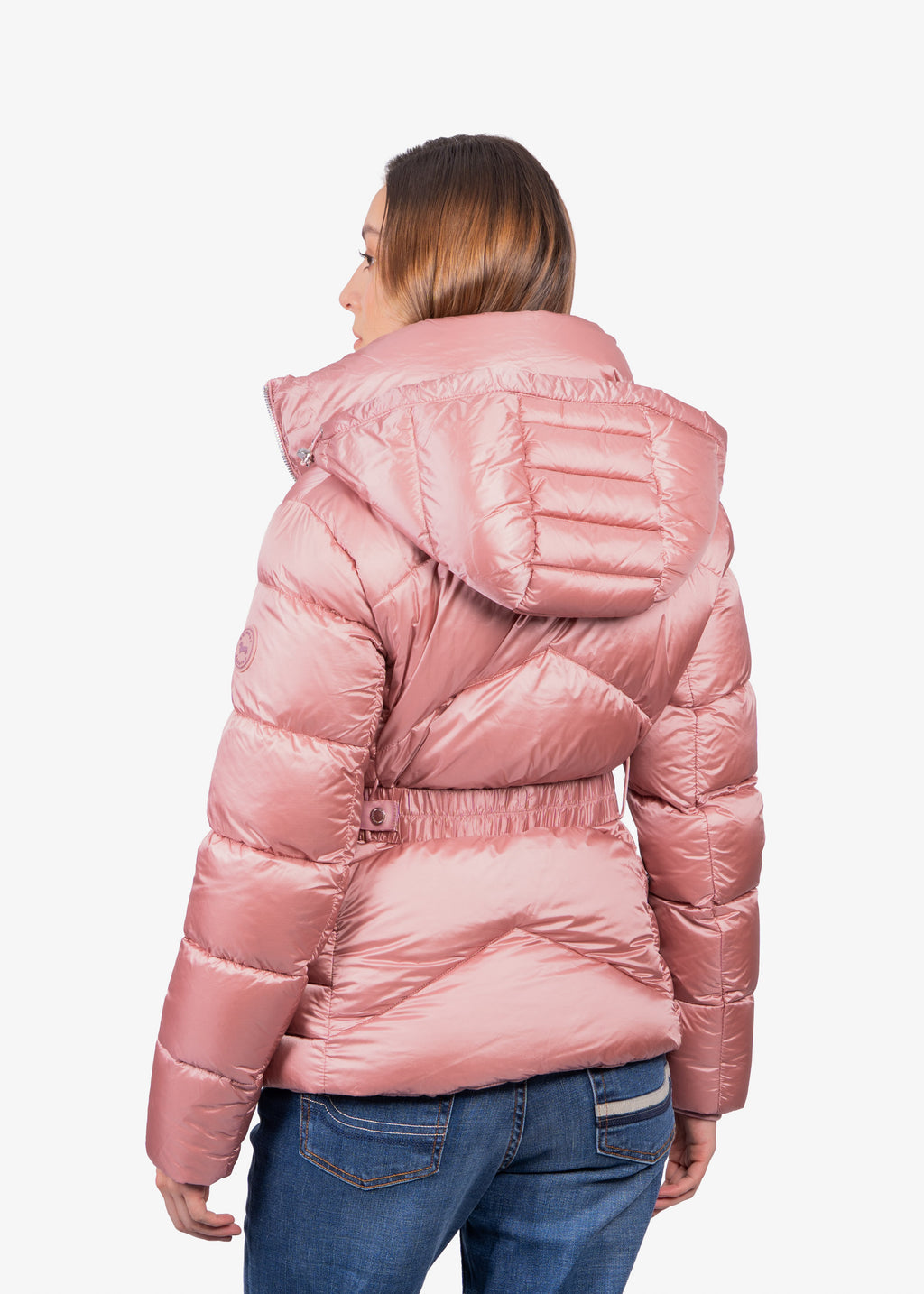 Chaqueta Dama Palo Rosa Nylon H&B