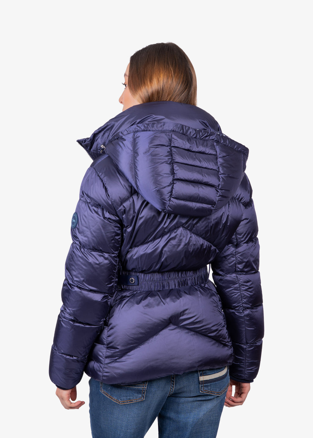 Chaqueta Dama Azul Nylon H&B
