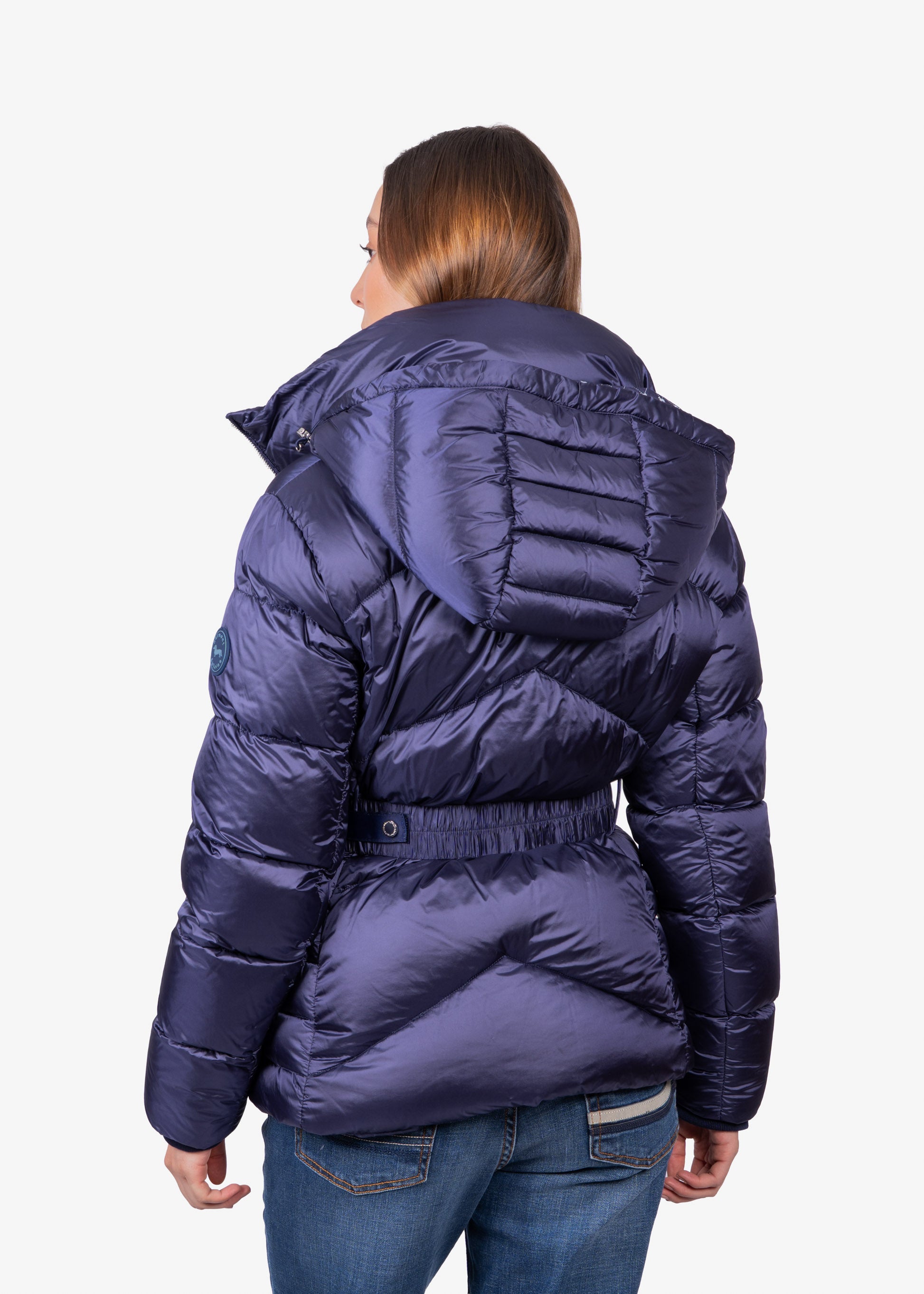 Chaqueta Dama Azul Nylon H&B