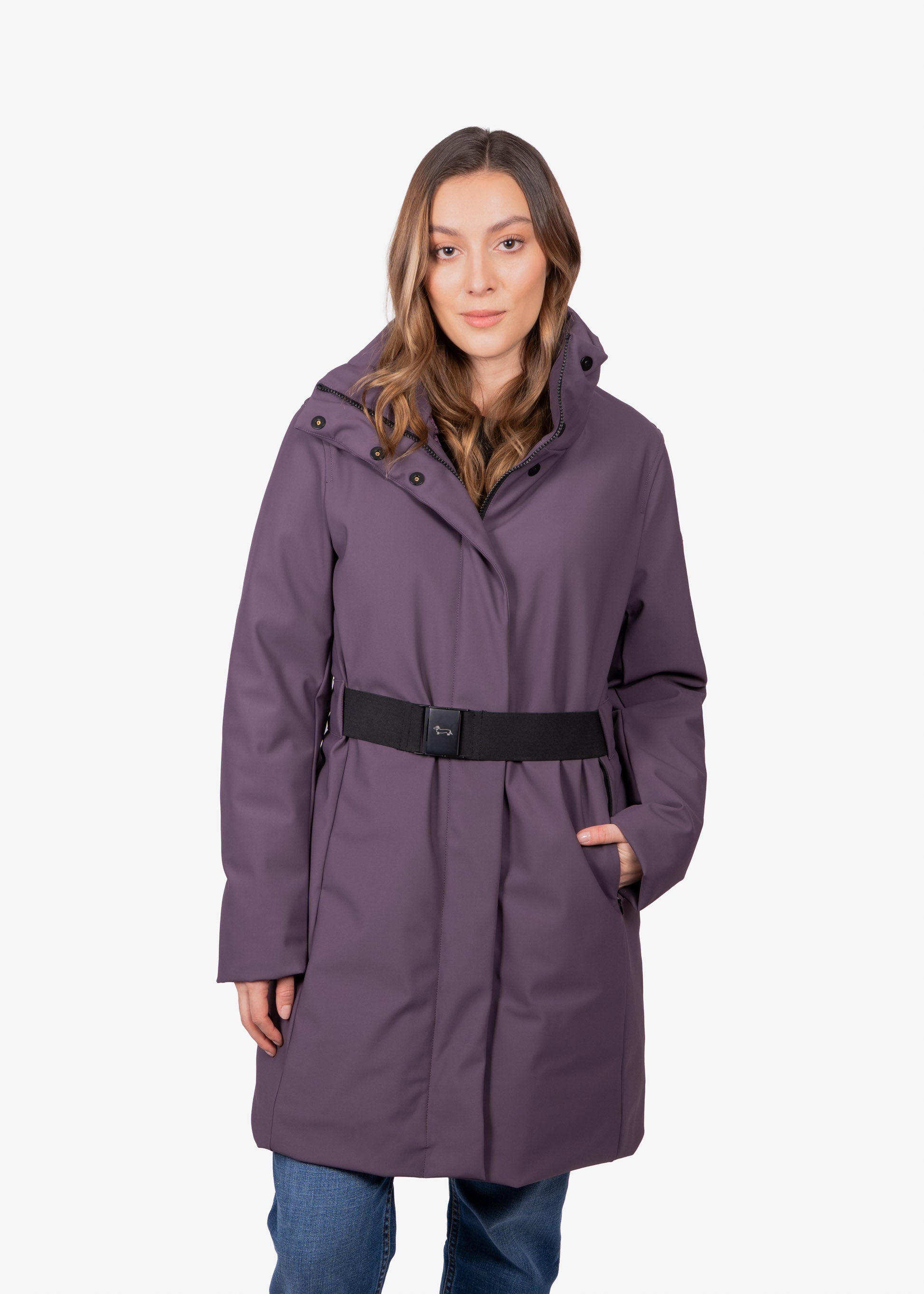 Abrigo Dama Uva Nylon + SP