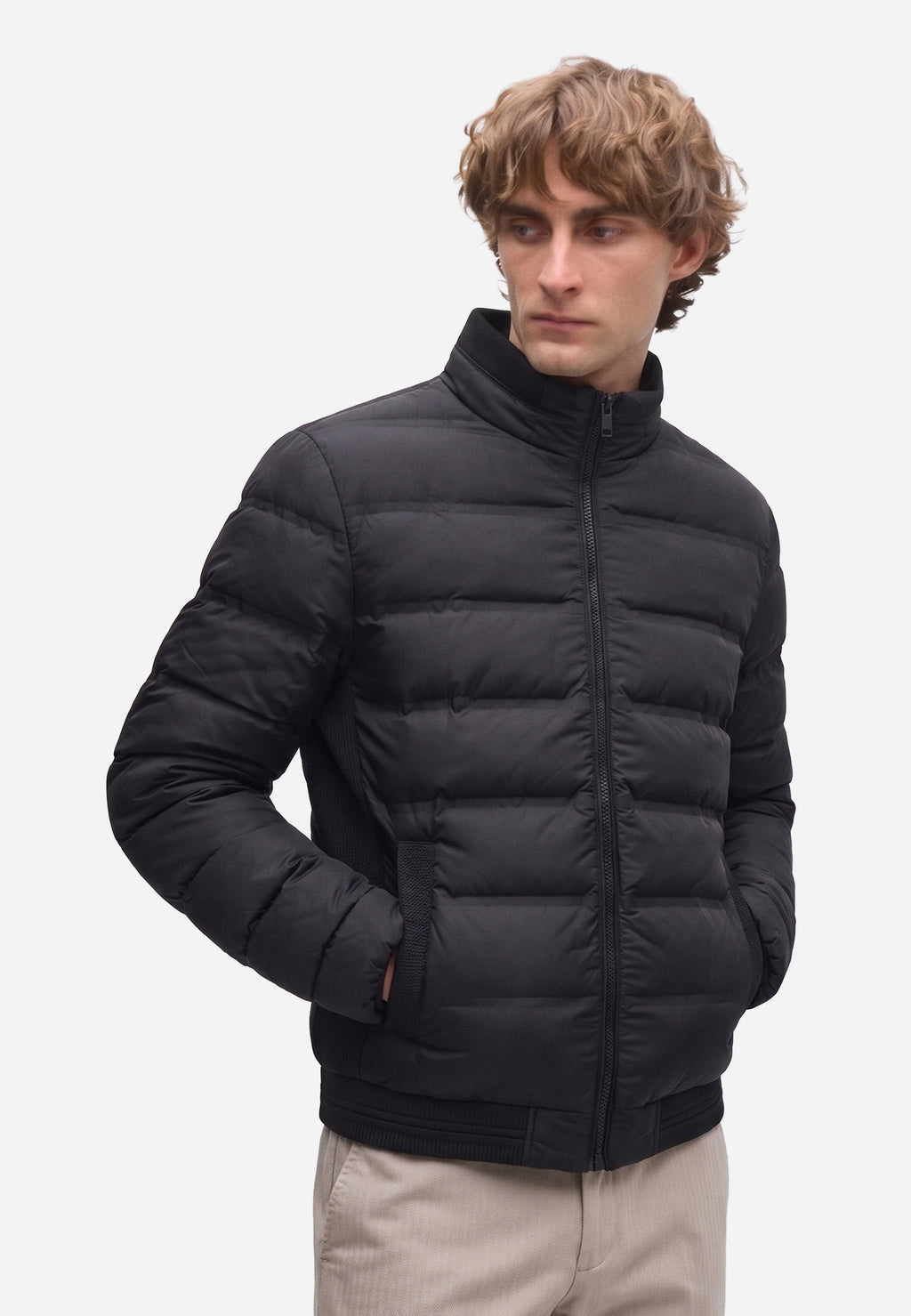 Chaqueta Negra Hombre H&B.