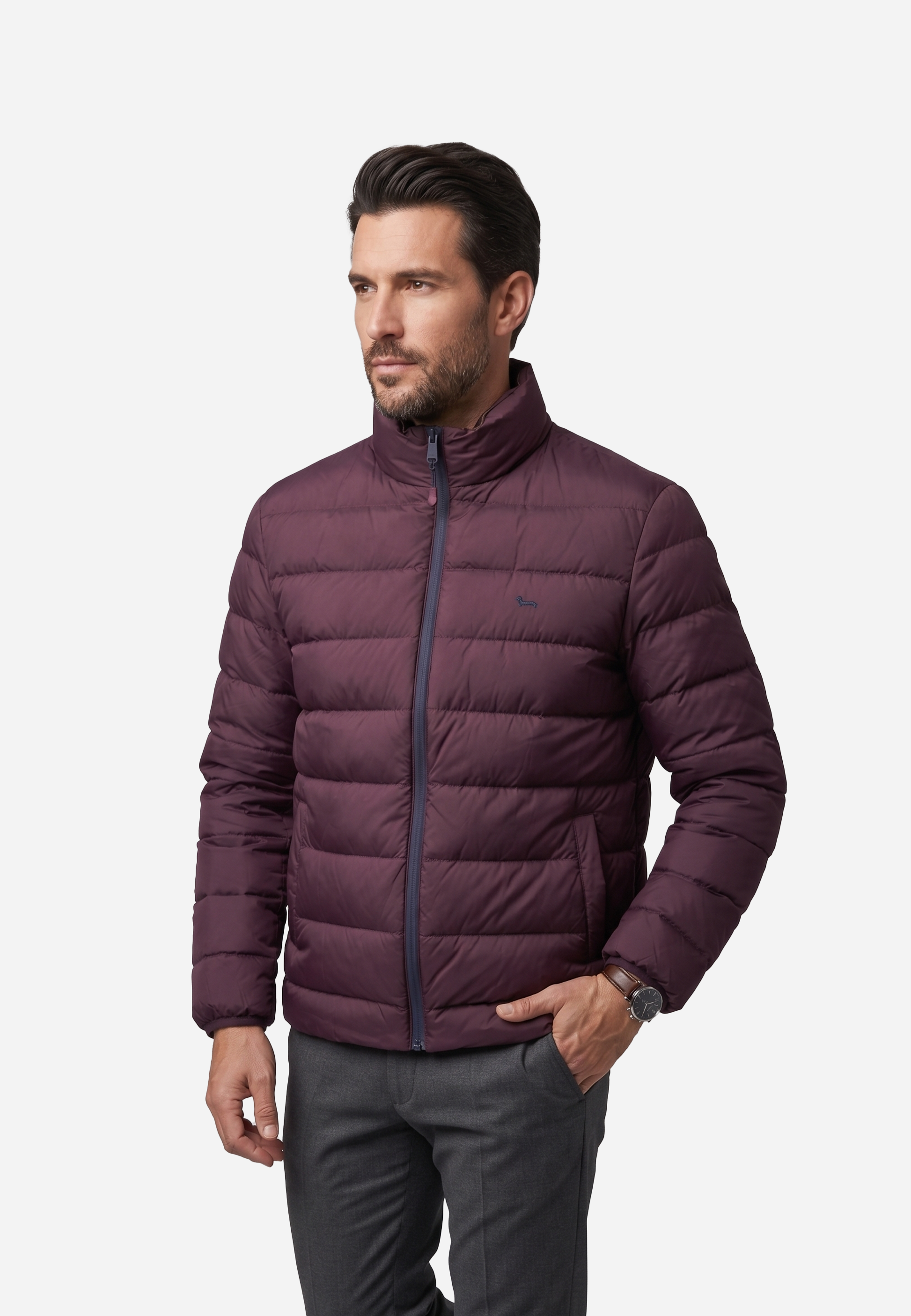 Chaqueta Vinotinto Hombre H&B.