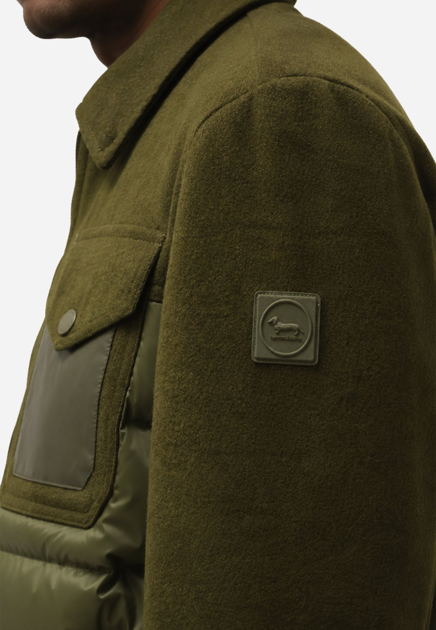 Chaqueta Verde Oliva Hombre H&B.