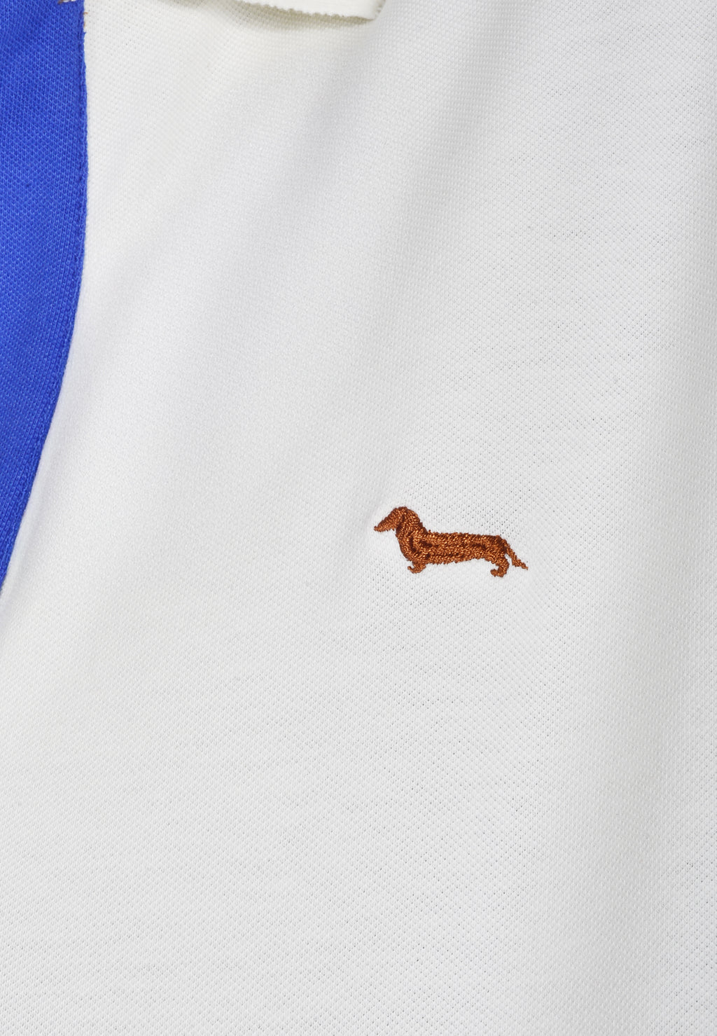 Camiseta Polo Blanca/Azul H&B