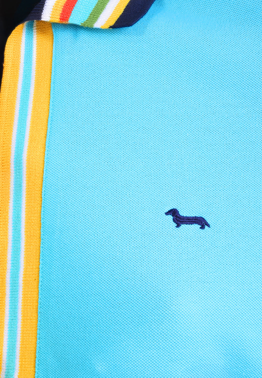 Camiseta Polo Turquesa Logo H&B