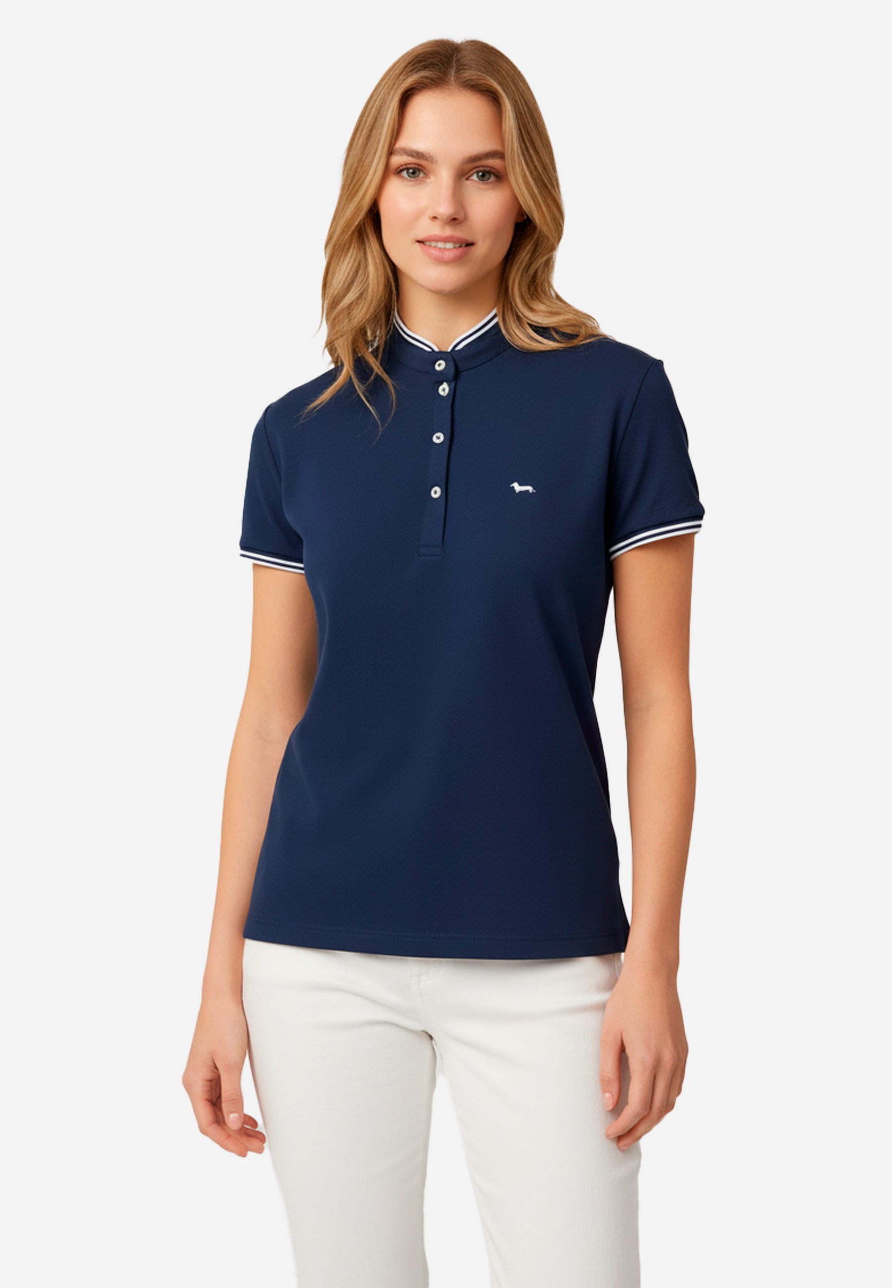 Camiseta Polo Dama Azul Marino H&B