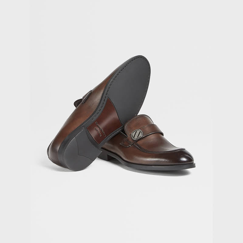 ZAPATO E. ZEGNA CAFE (LHNAX-A4944X-TDM)