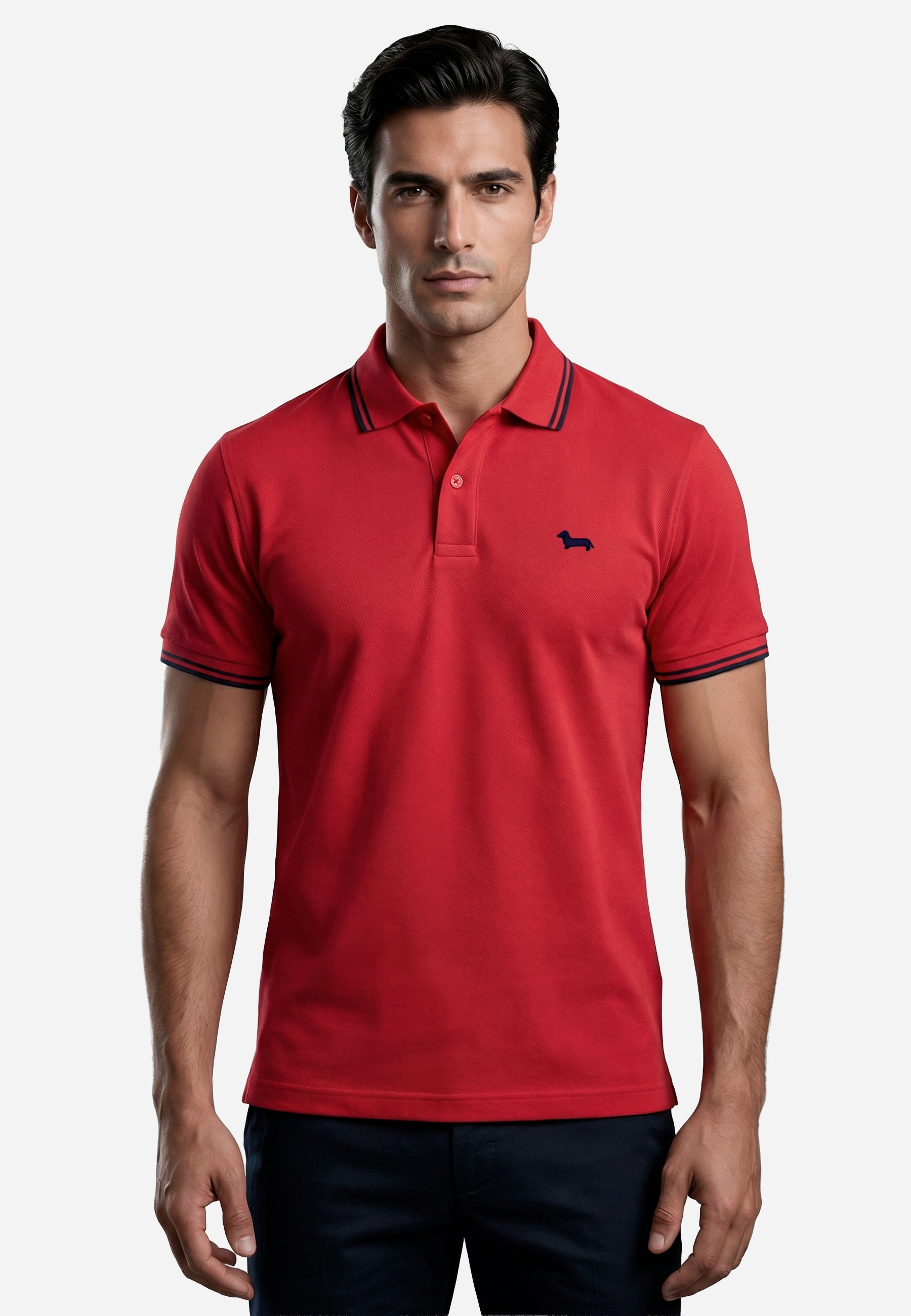 Camiseta Hombre Rojo H&B.
