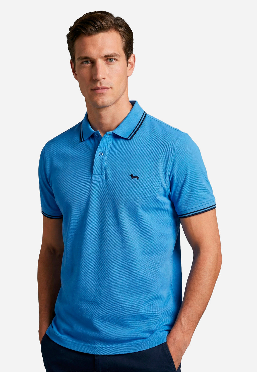 Camiseta Polo Azul H&B.