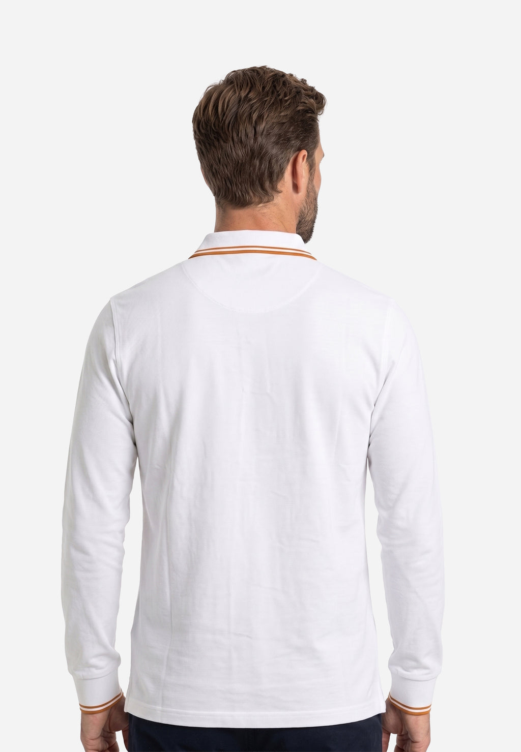 Camiseta Polo Blanca Hombre H&B.