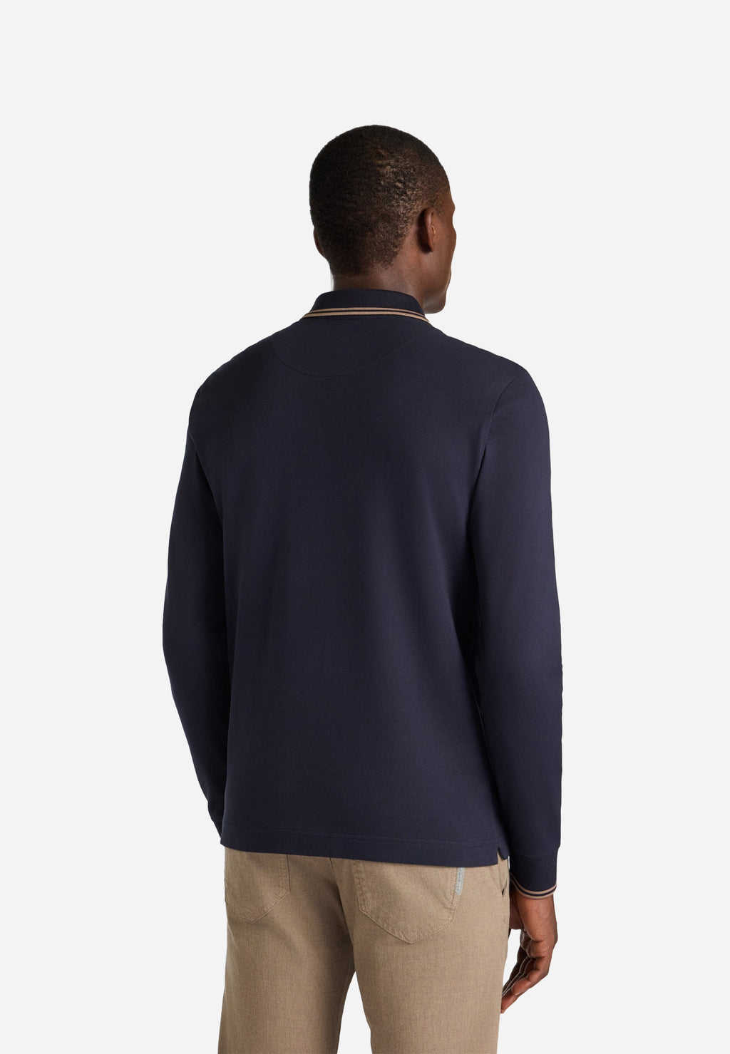 Camiseta Polo Azul Marino Hombre H&B.