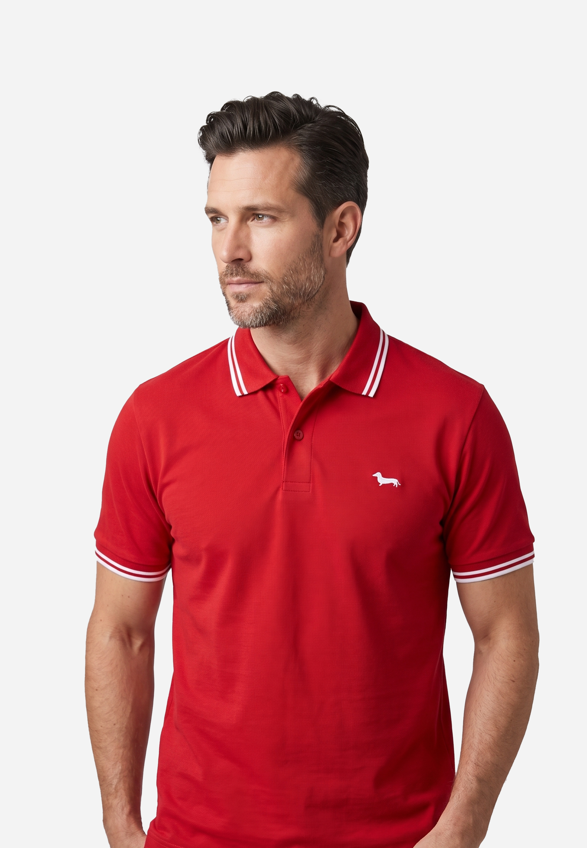 Camiseta Polo Roja Hombre H&B.