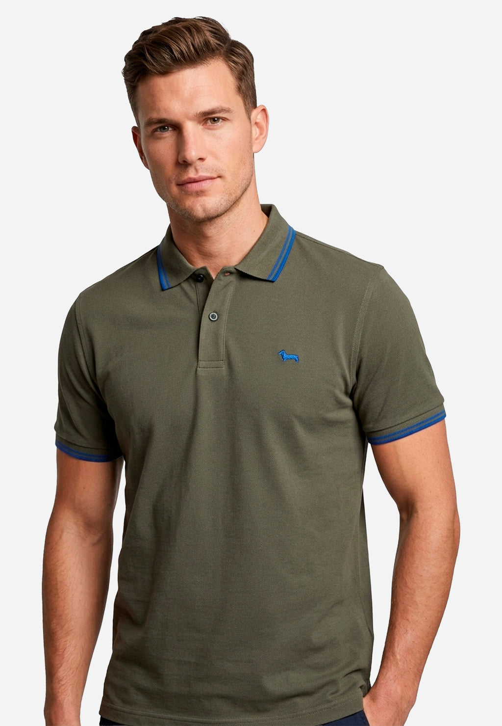Camiseta Polo Verde Hombre H&B.