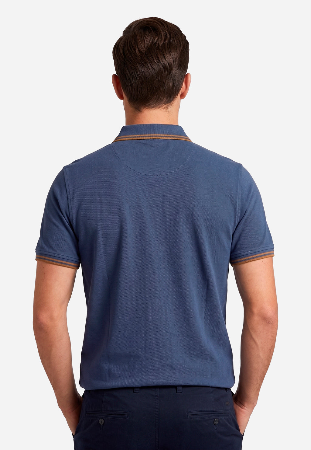 Camiseta Polo Azul Marino Hombre H&B.