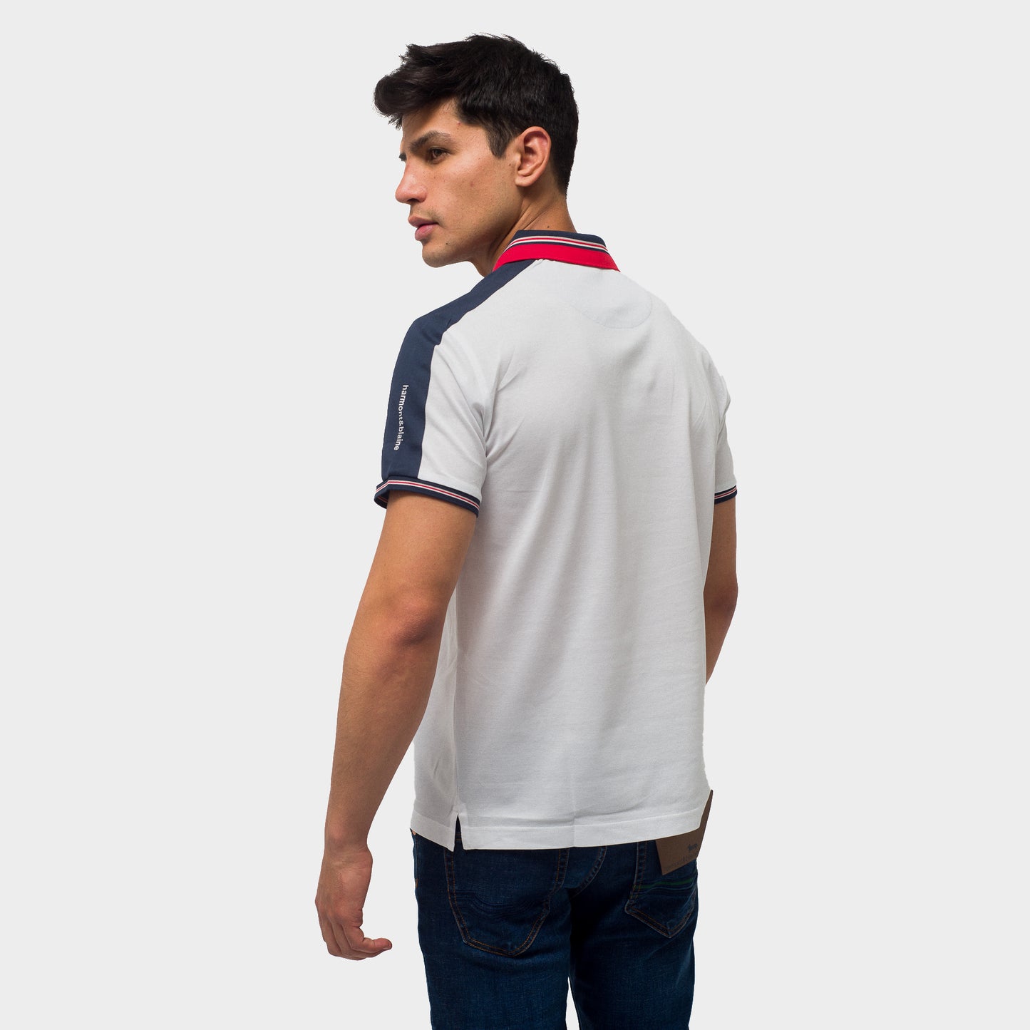 CAMISETA POLO HARMONT & BLAINE (LRJ321021215-100)