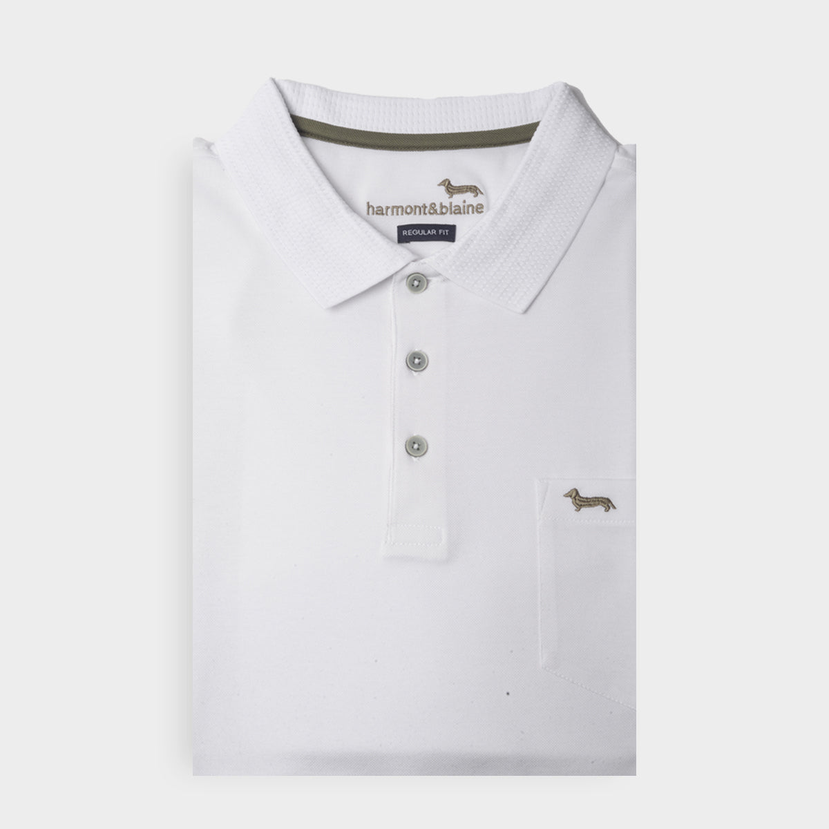 Camiseta Polo Blanca H&B.