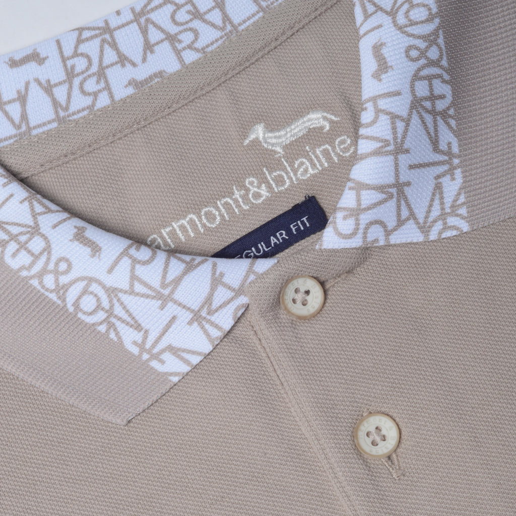 CAMISETA POLO HARMONT CAFE ALGODÓN (LRK3560212630-226)
