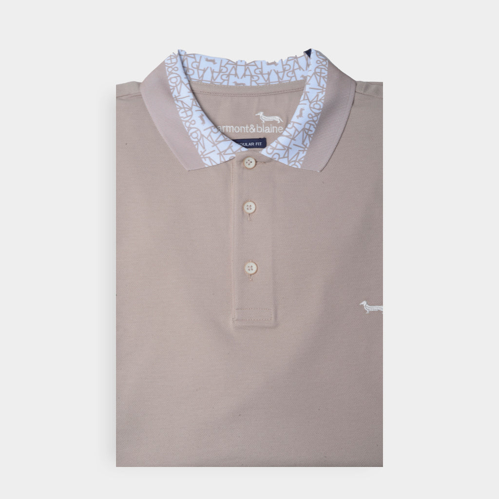 CAMISETA POLO HARMONT CAFE ALGODÓN (LRK3560212630-226)