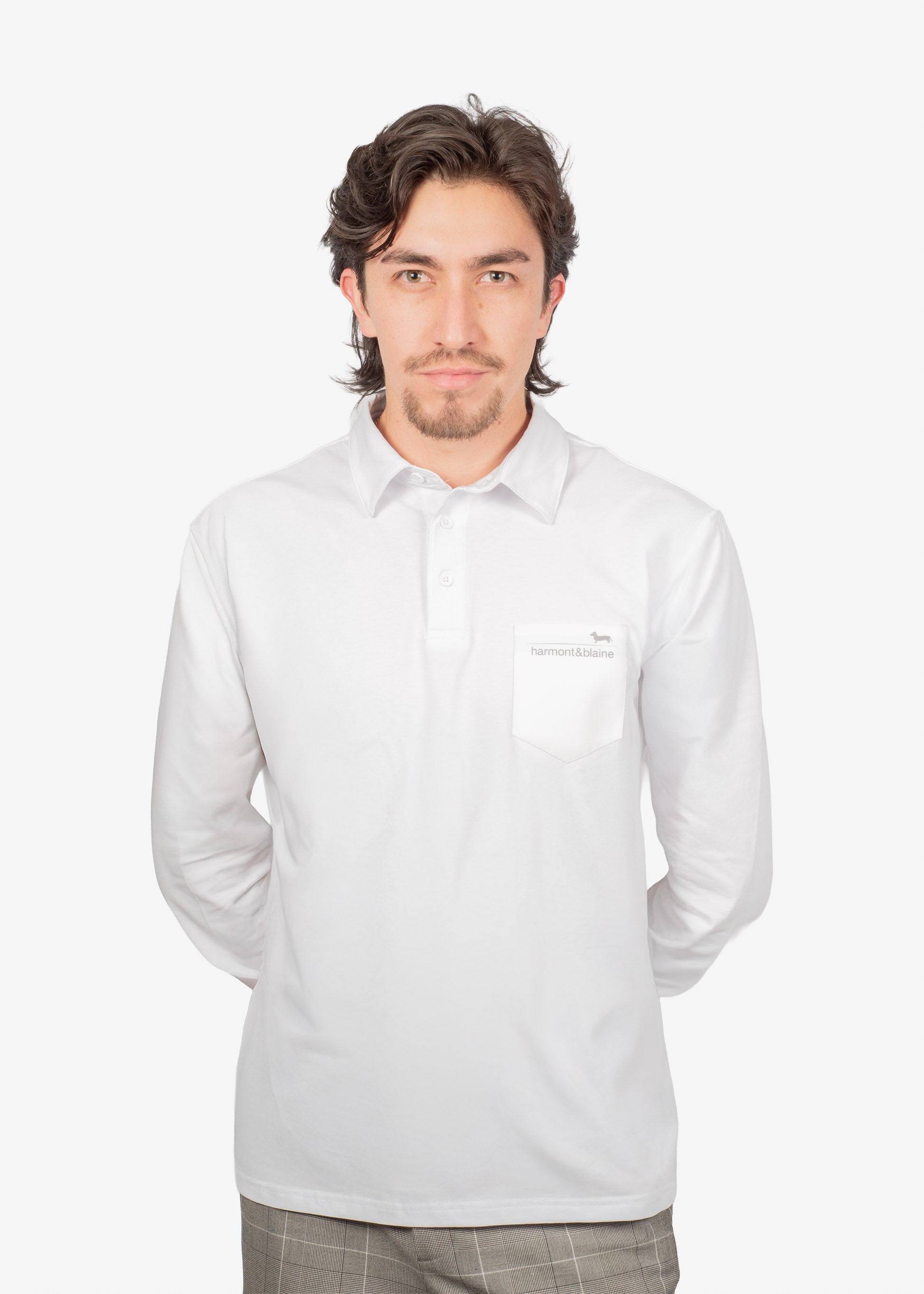 Camiseta Polo Blanco H&B
