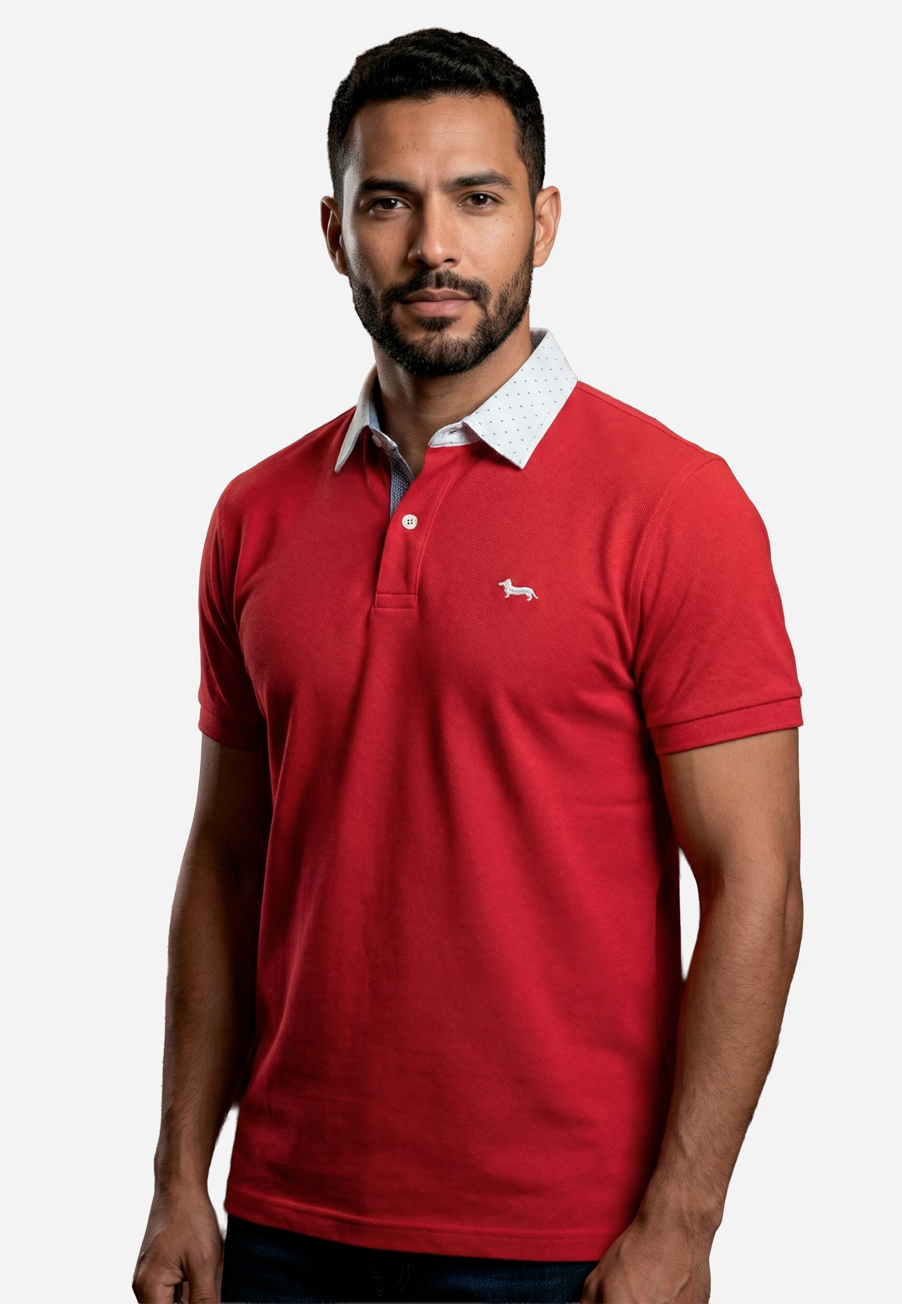 Camiseta Polo Roja Hombre H&B.