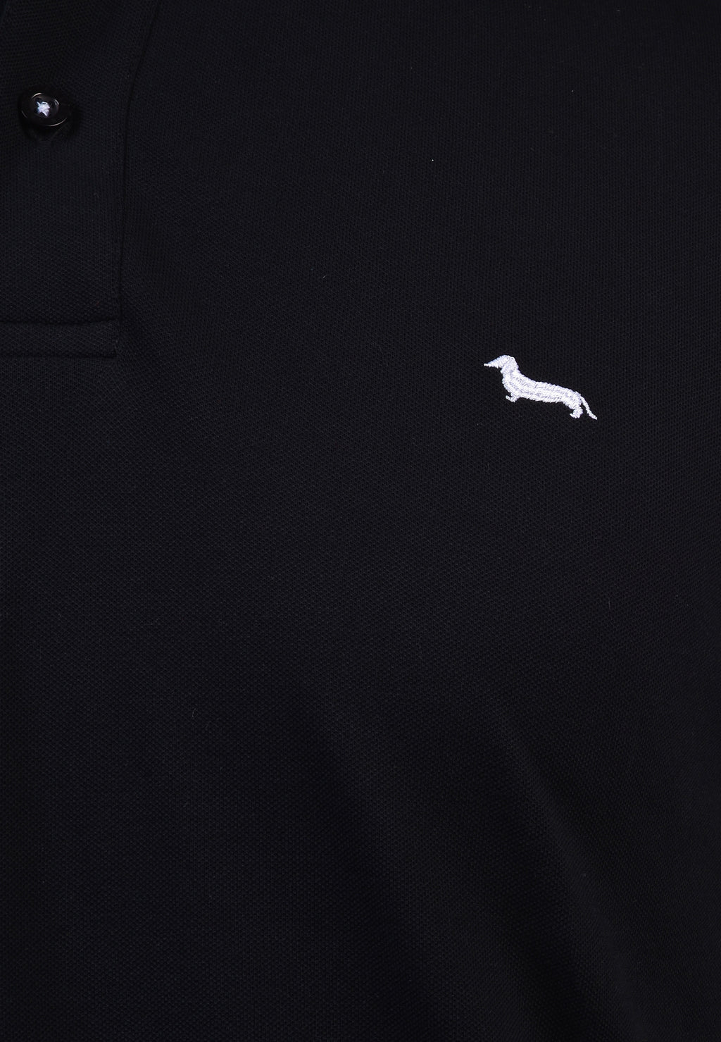 Camiseta Polo Negra Hombre H&B