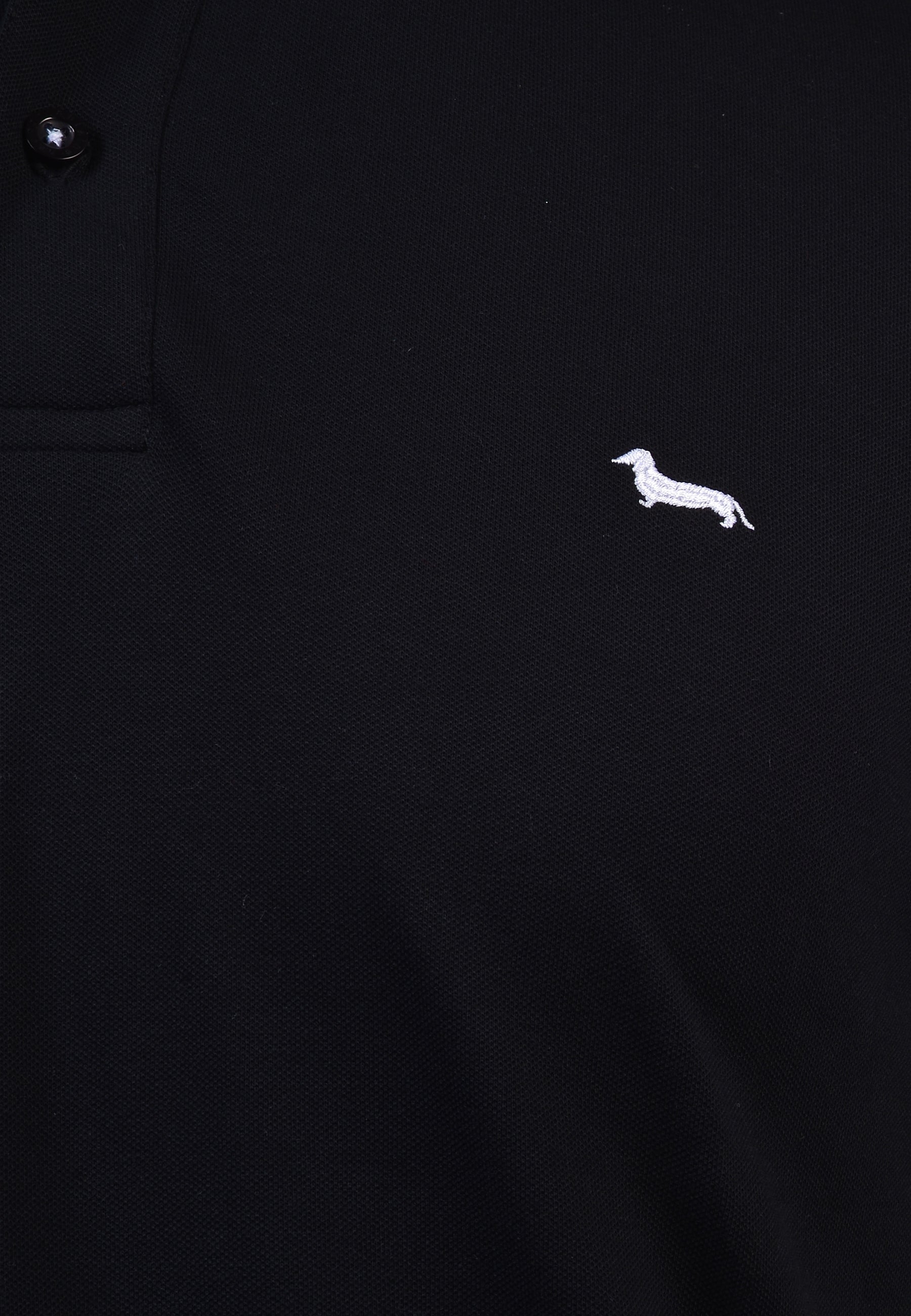 Camiseta Polo Negra Hombre H&B