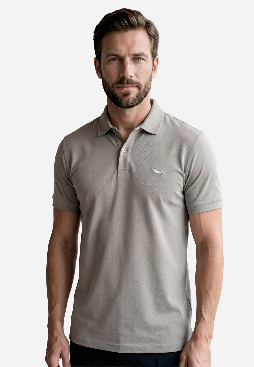 Camiseta Polo Hombre Beige H&B.