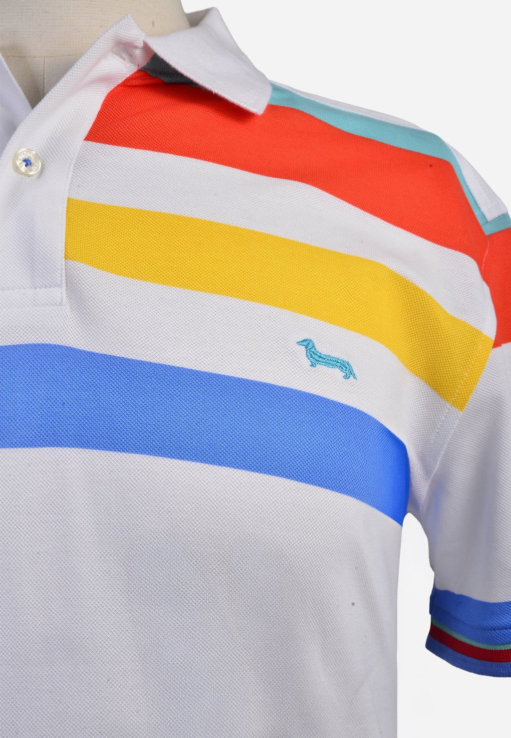 Camiseta Polo Hombre Rayas H&B