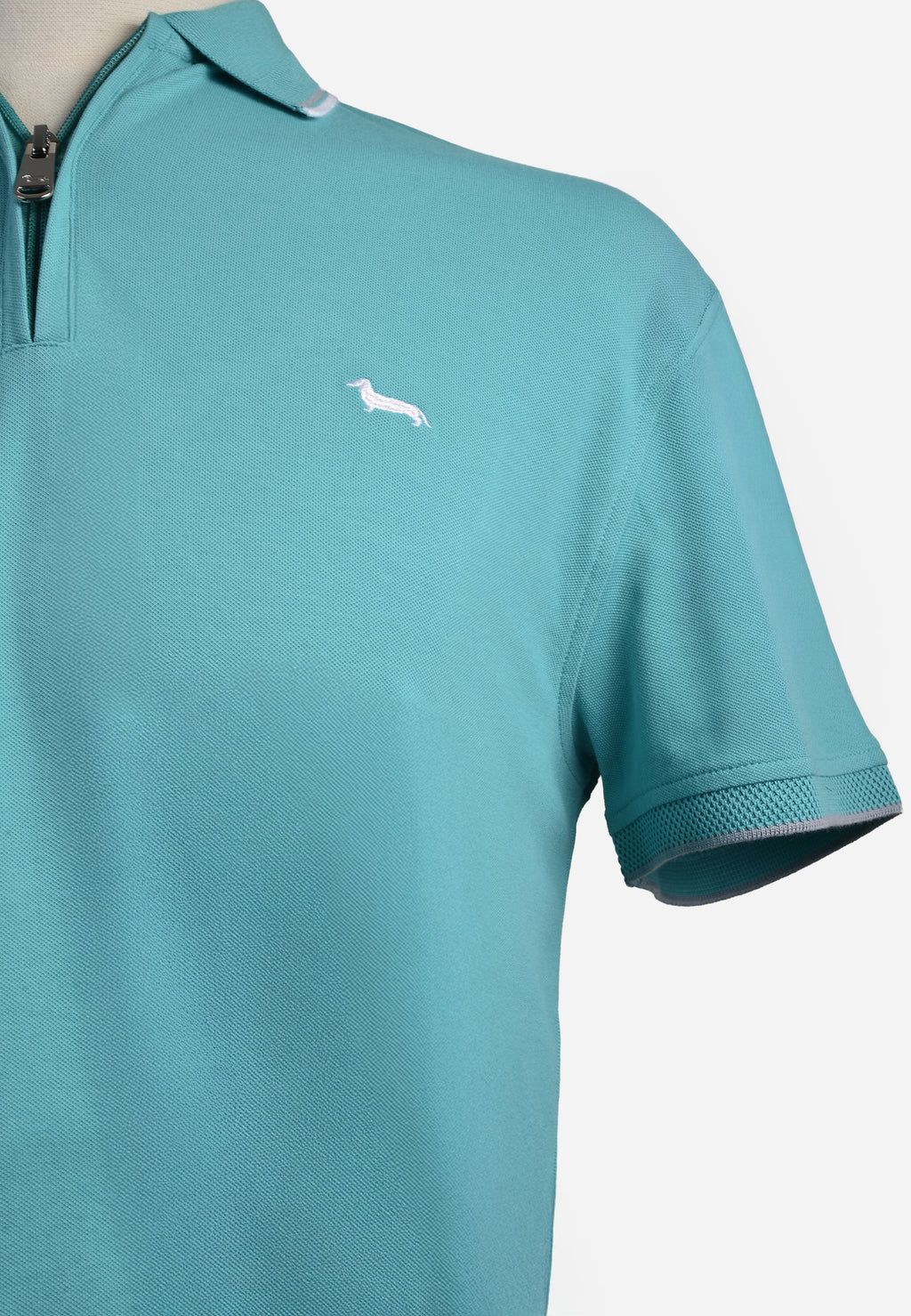 Camiseta Polo Azul Turquesa H&B