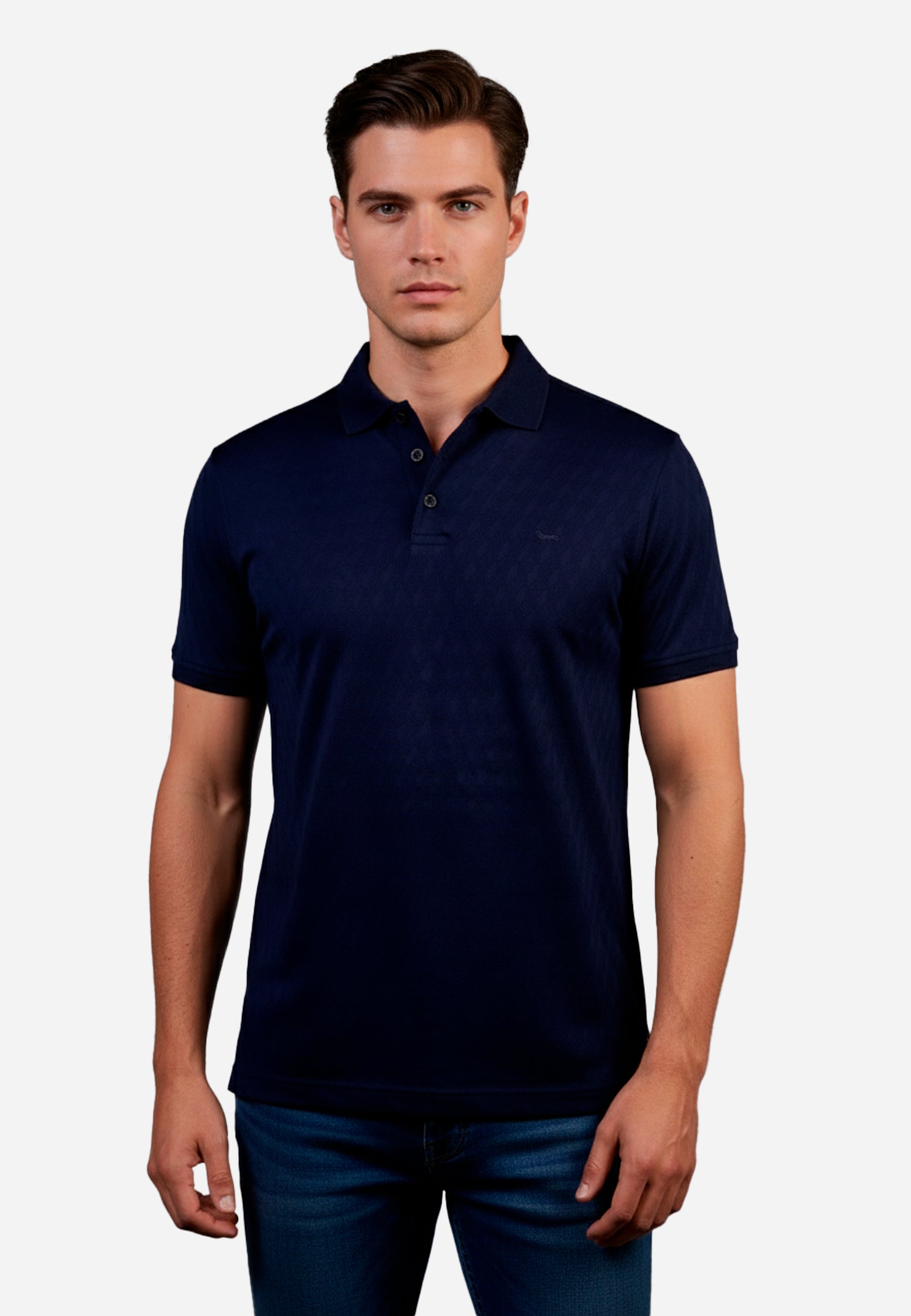 Camiseta Polo Azul Rey H&B