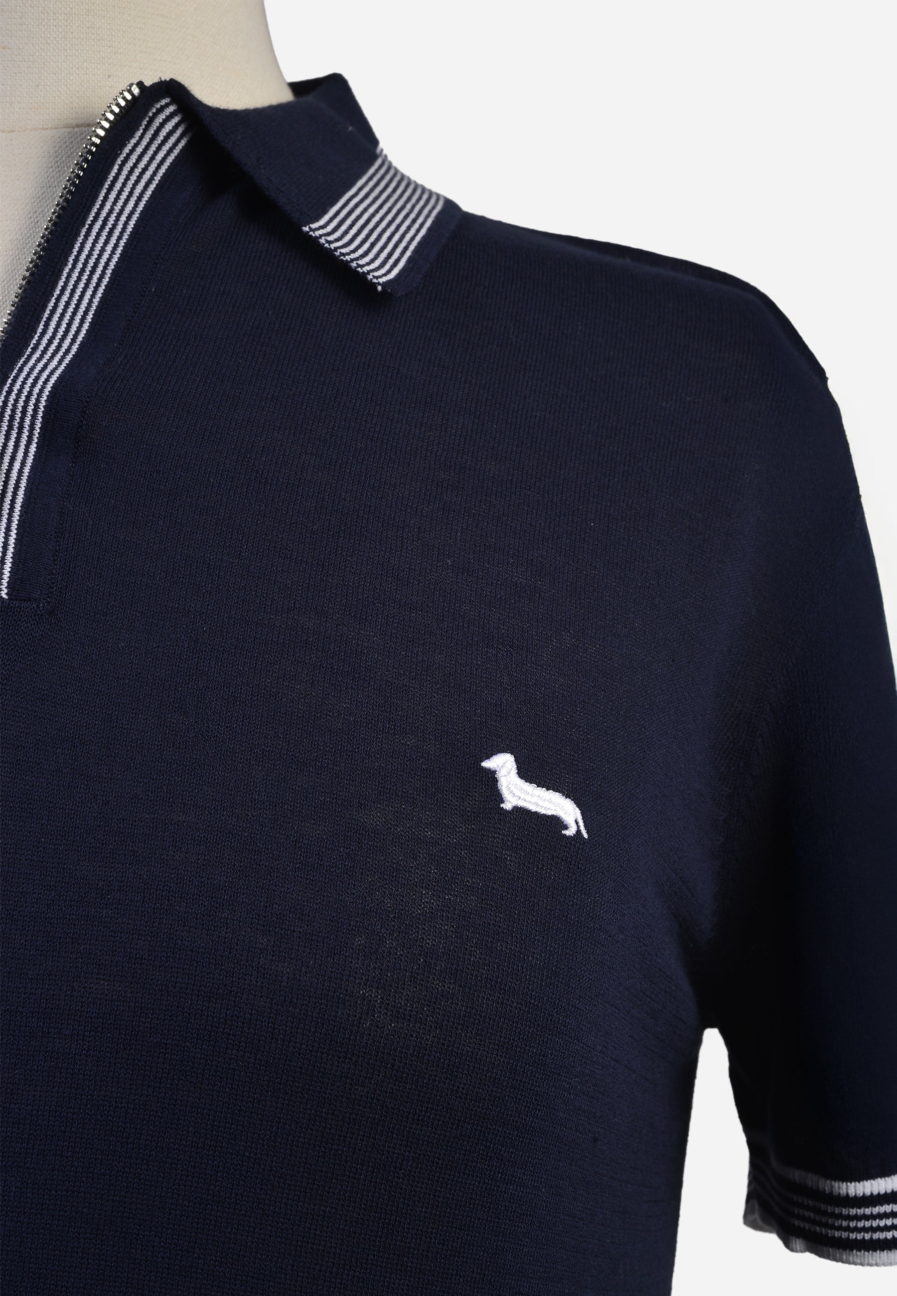 Camiseta Polo Azul Marino Logo H&B