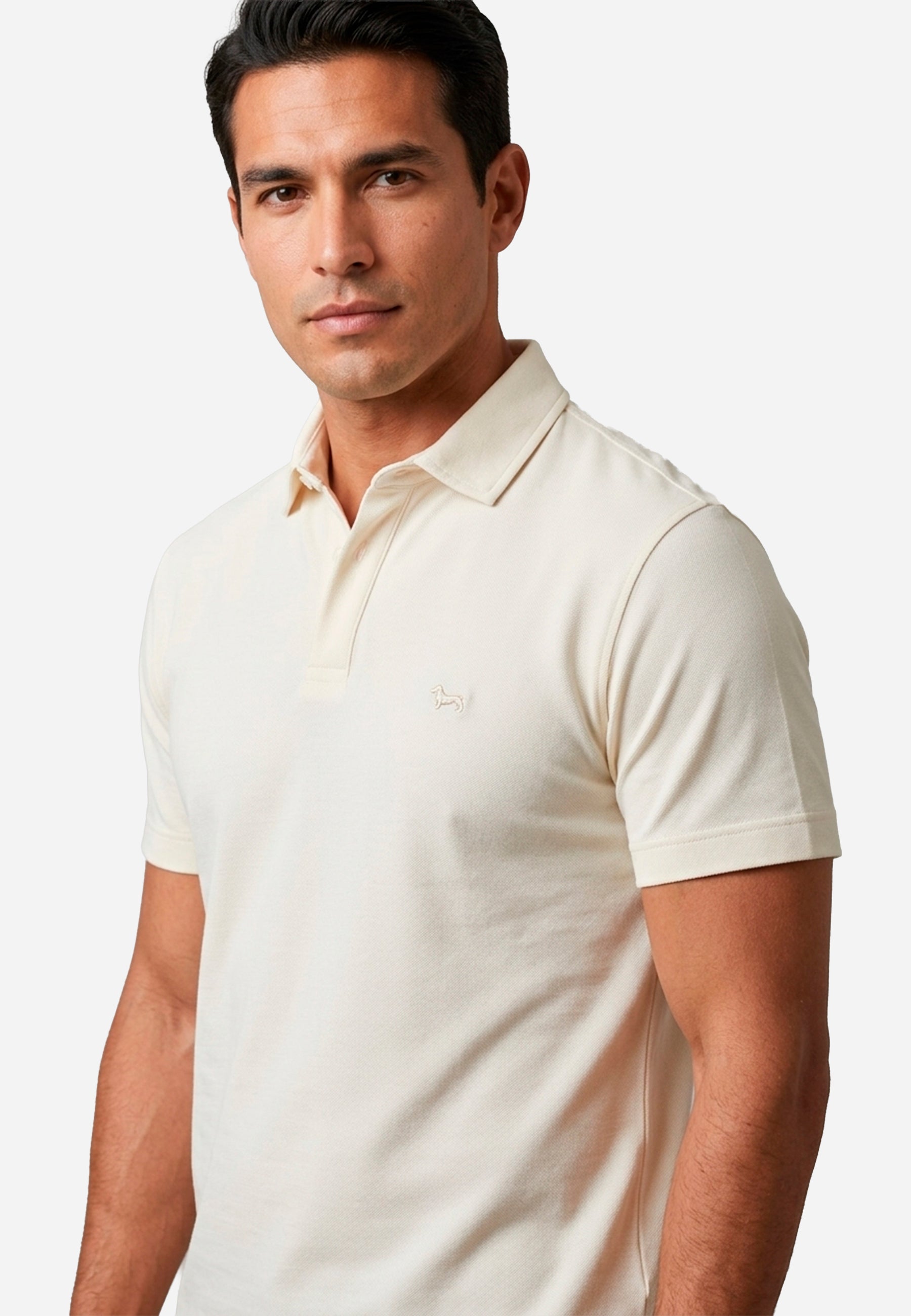Camiseta Polo Beige Hombre H&B.