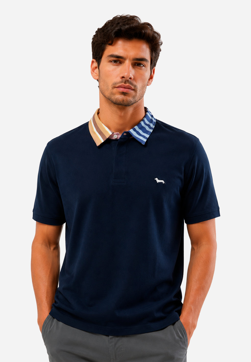 Camiseta Polo Azul Marino H&B.