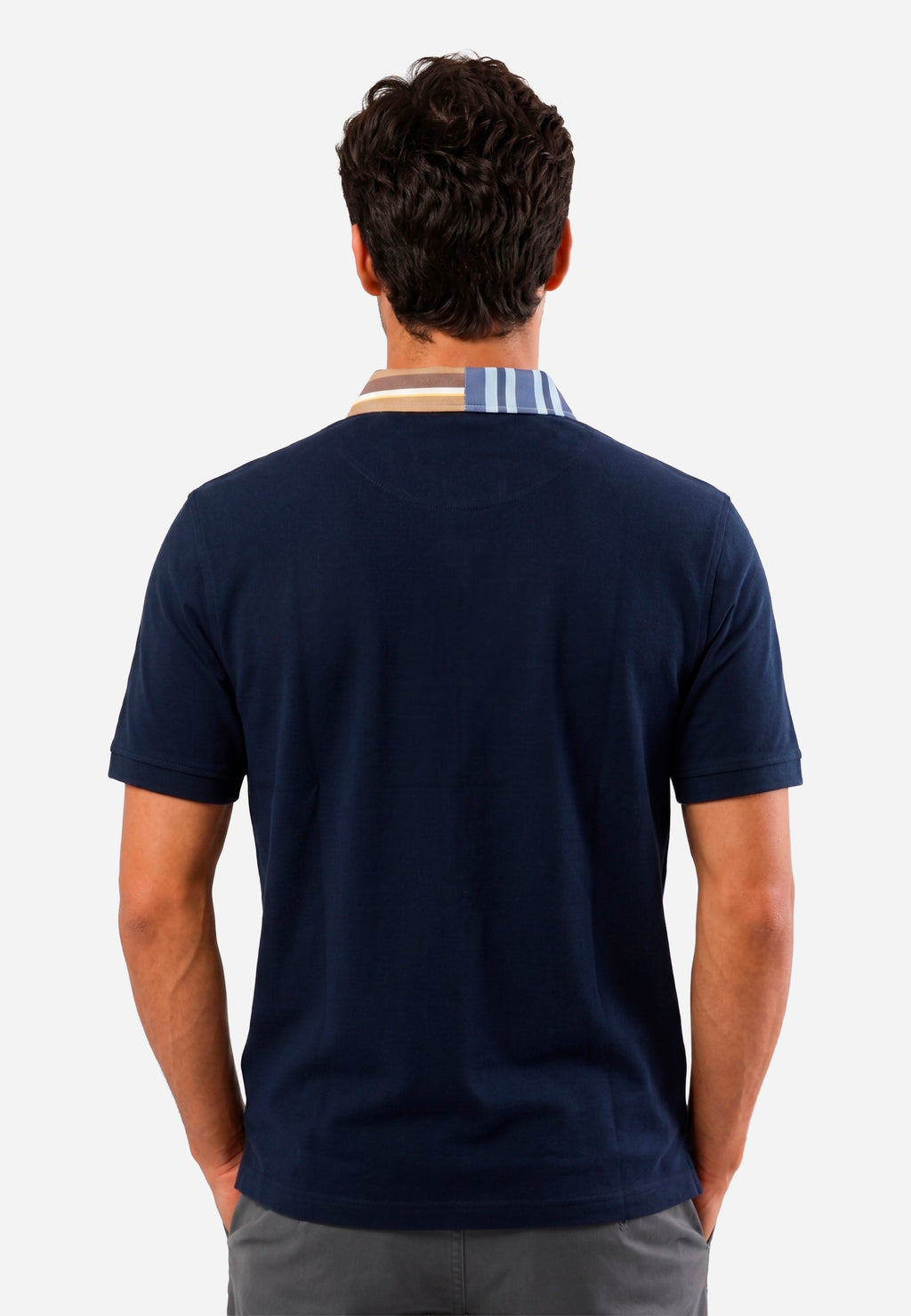 Camiseta Polo Azul Marino H&B.
