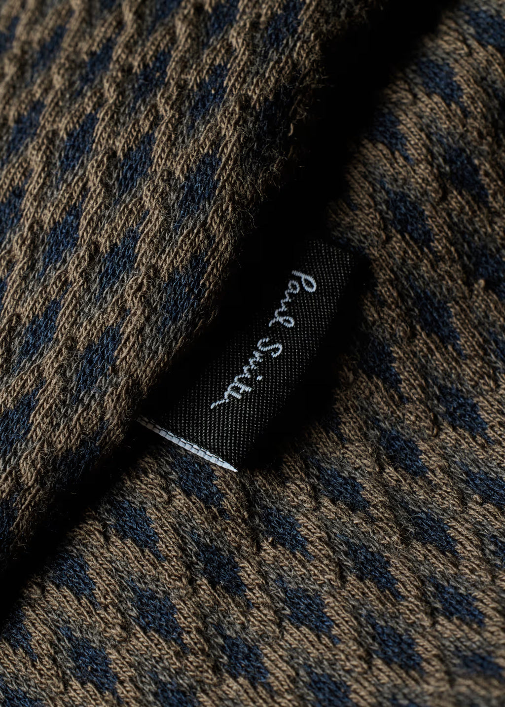 SWETER PAUL SMITH AZUL/CAFE