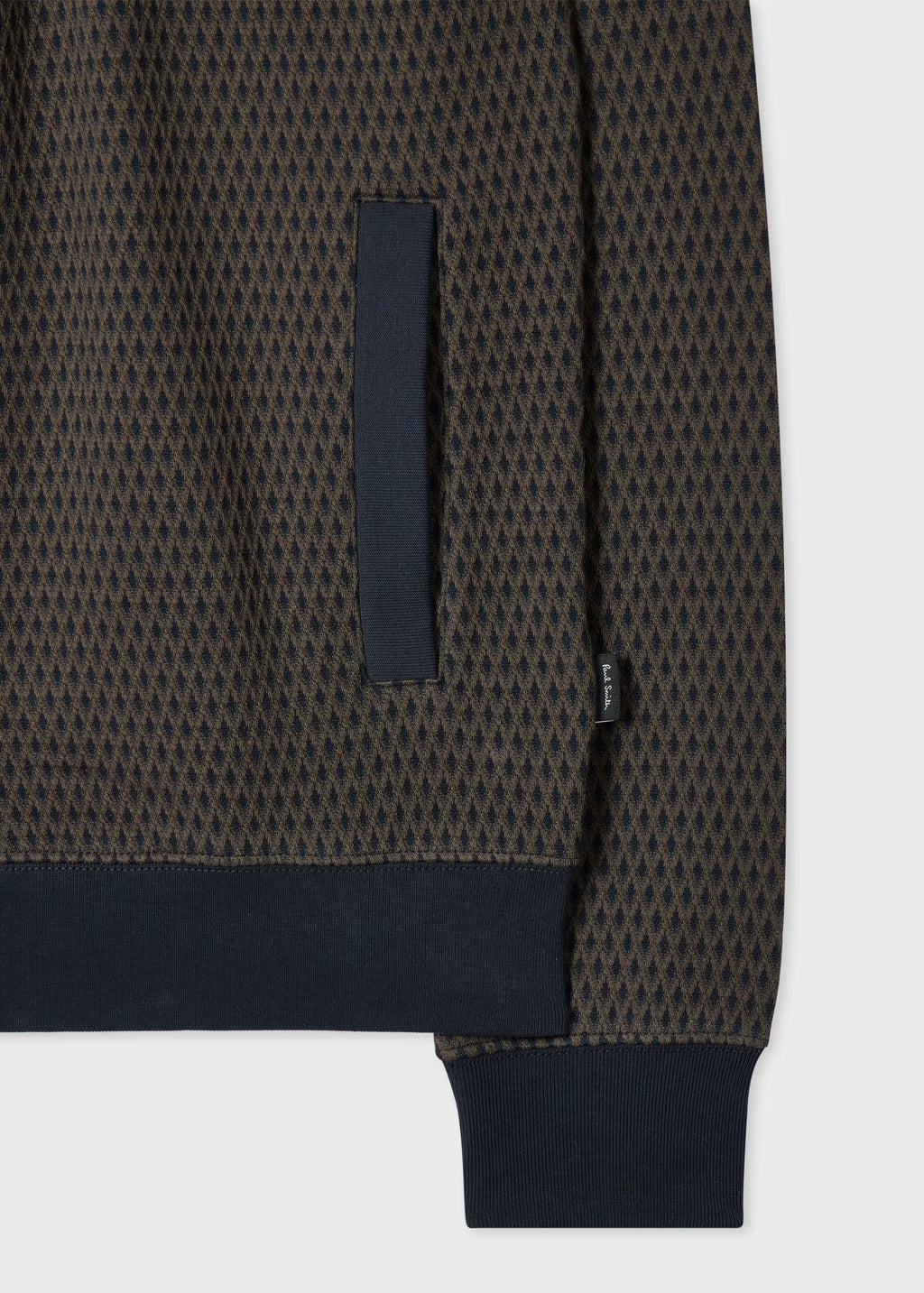 SWETER PAUL SMITH AZUL/CAFE