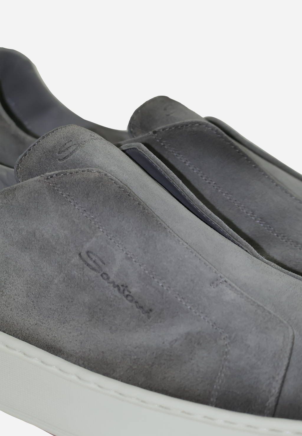 Tenis slip-on Ante Gris S.
