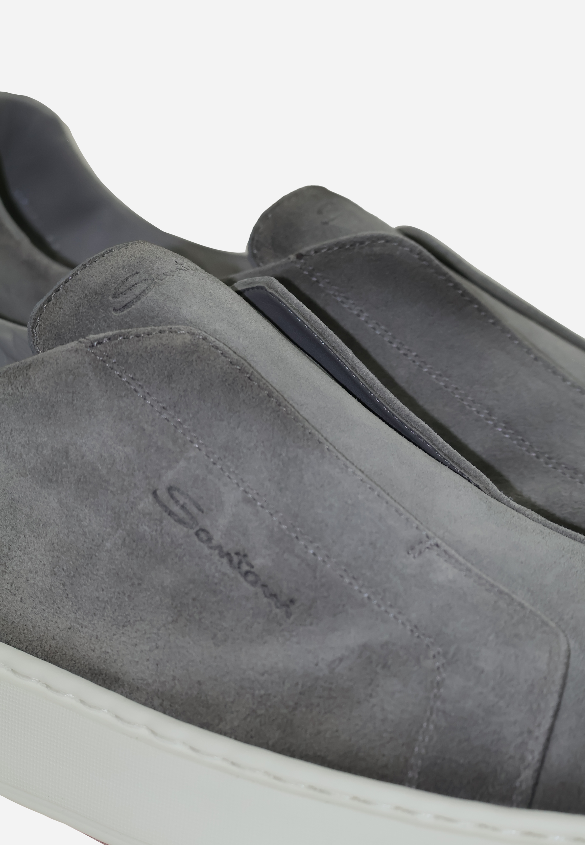Tenis slip-on Ante Gris S.