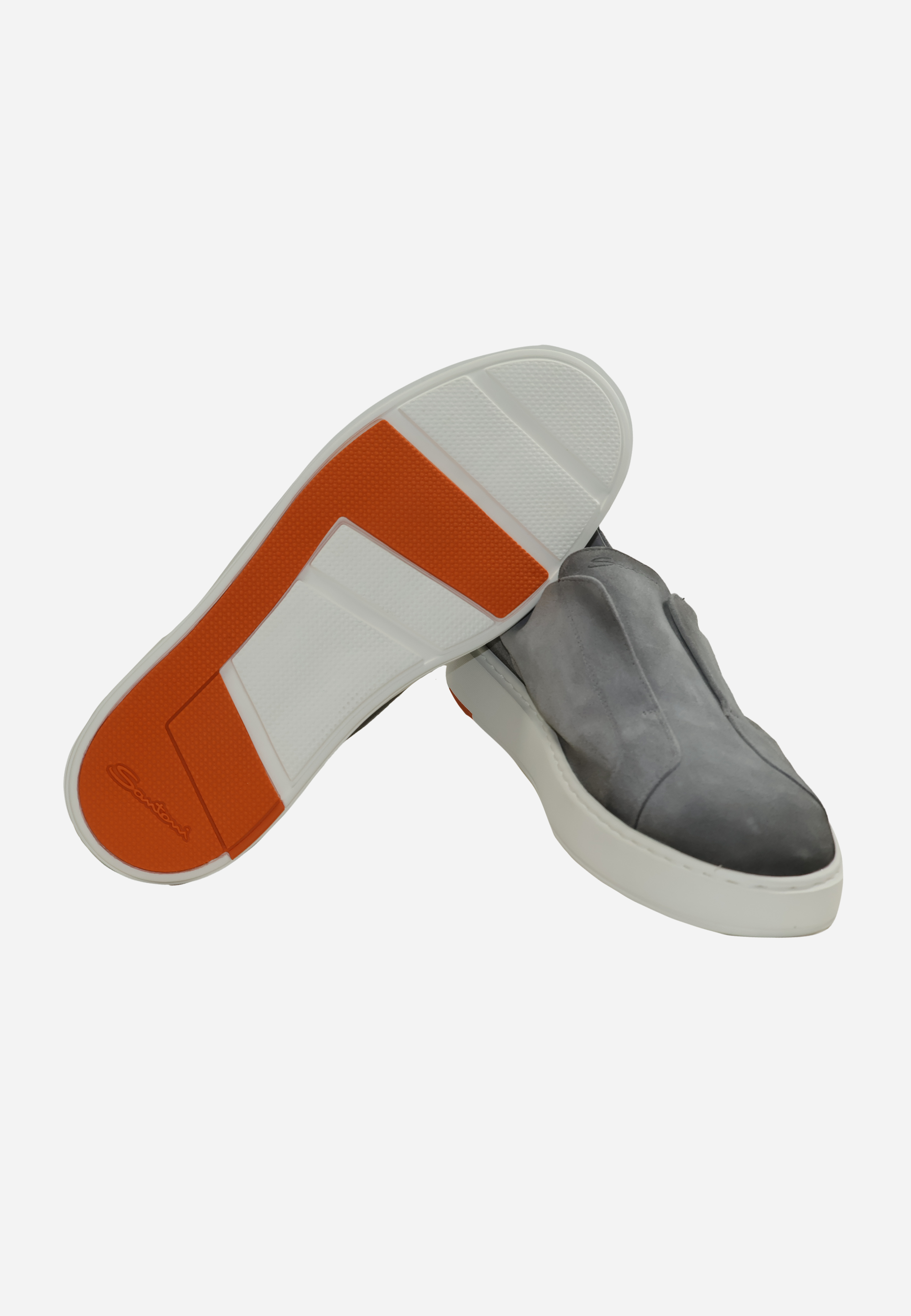 Tenis slip-on Ante Gris S.