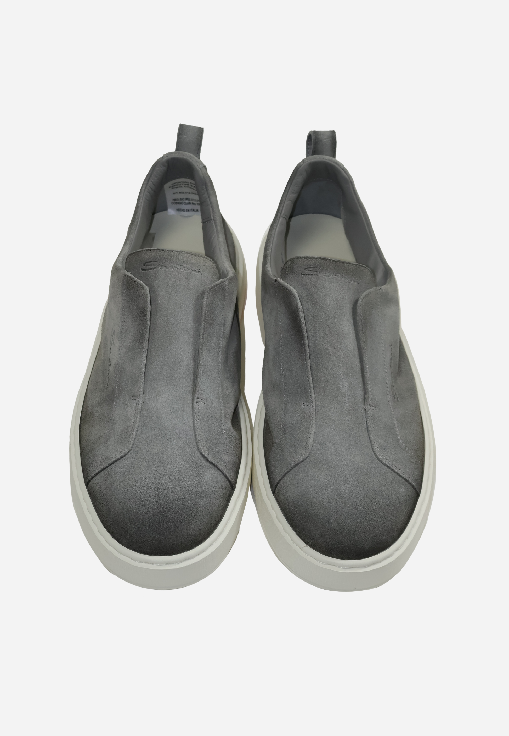 Tenis slip-on Ante Gris S.
