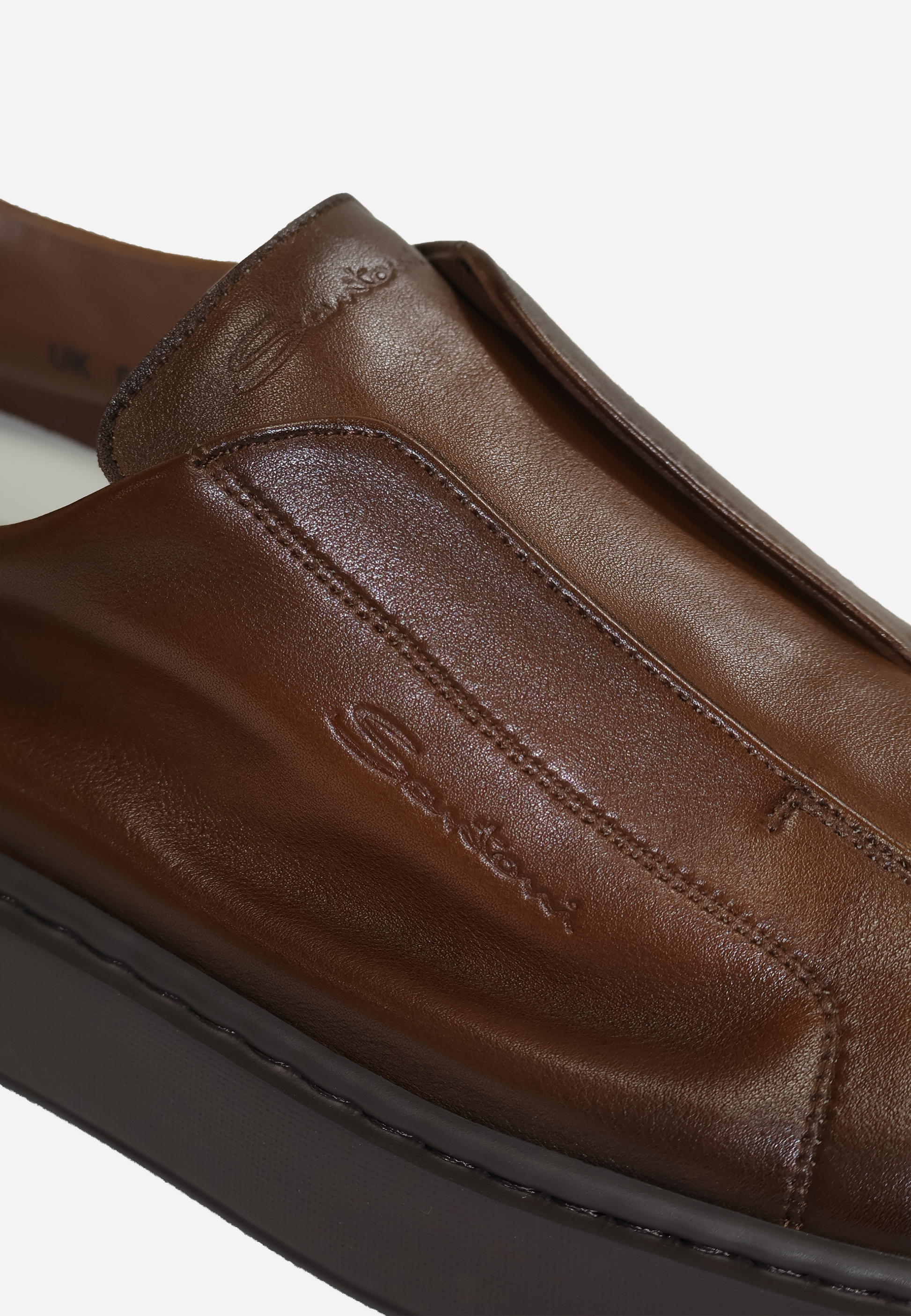 Tenis slip-on Café Oscuro S.