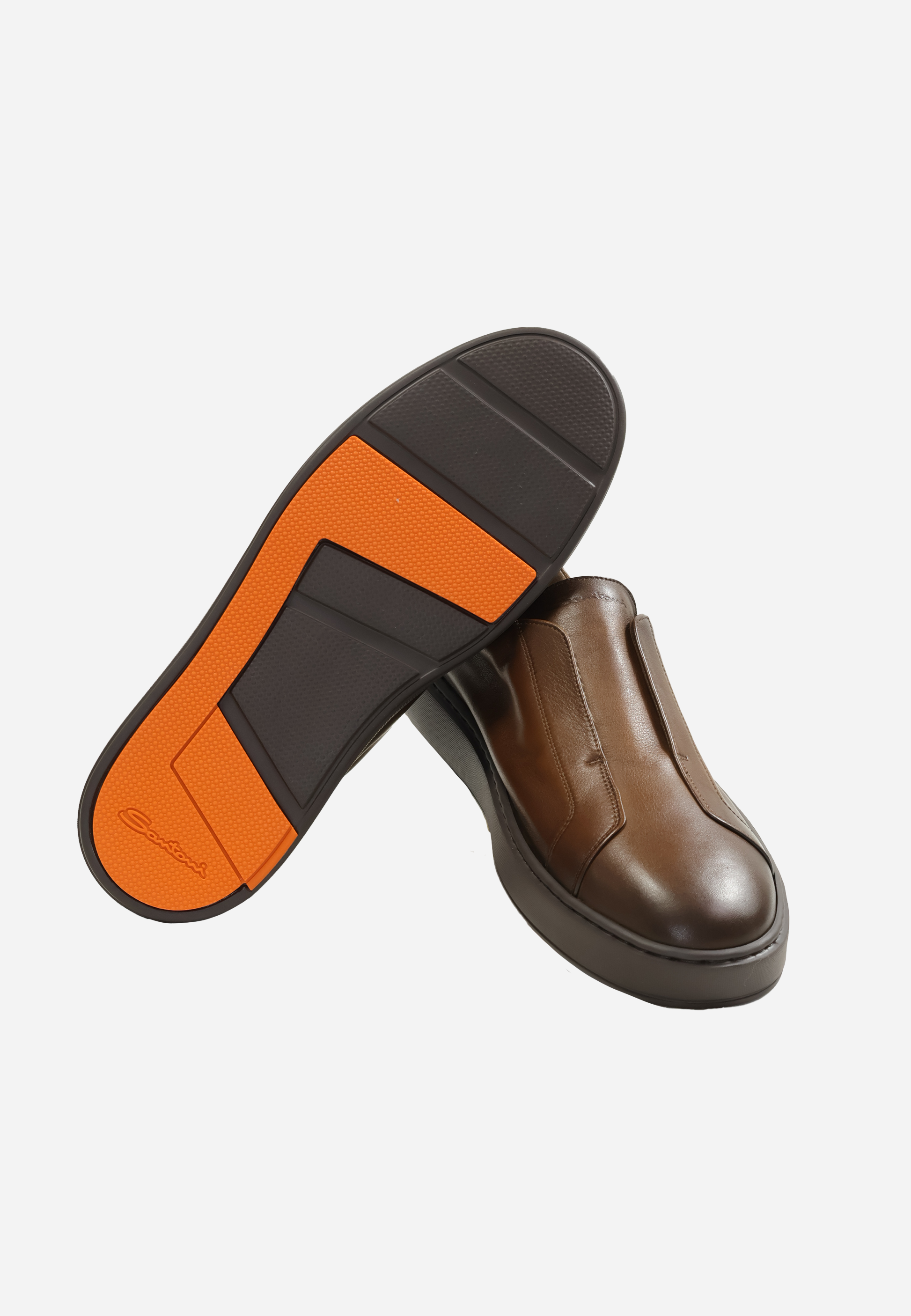 Tenis slip-on Café Oscuro S.