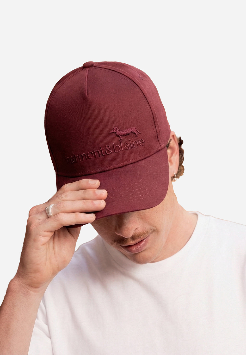 Gorra Vinotinto Hombre H&B.
