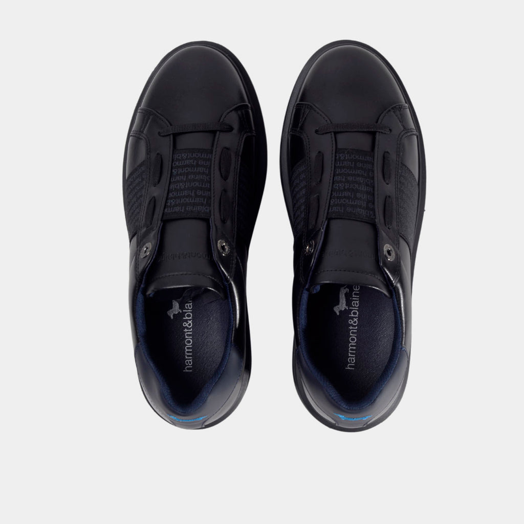 TENIS H&B SHOES NEGRO CUERO