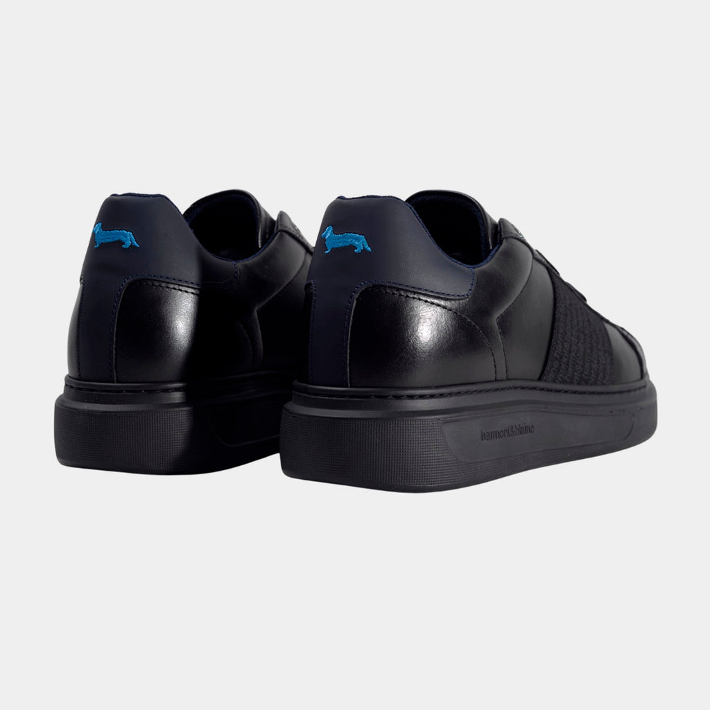TENIS H&B SHOES NEGRO CUERO