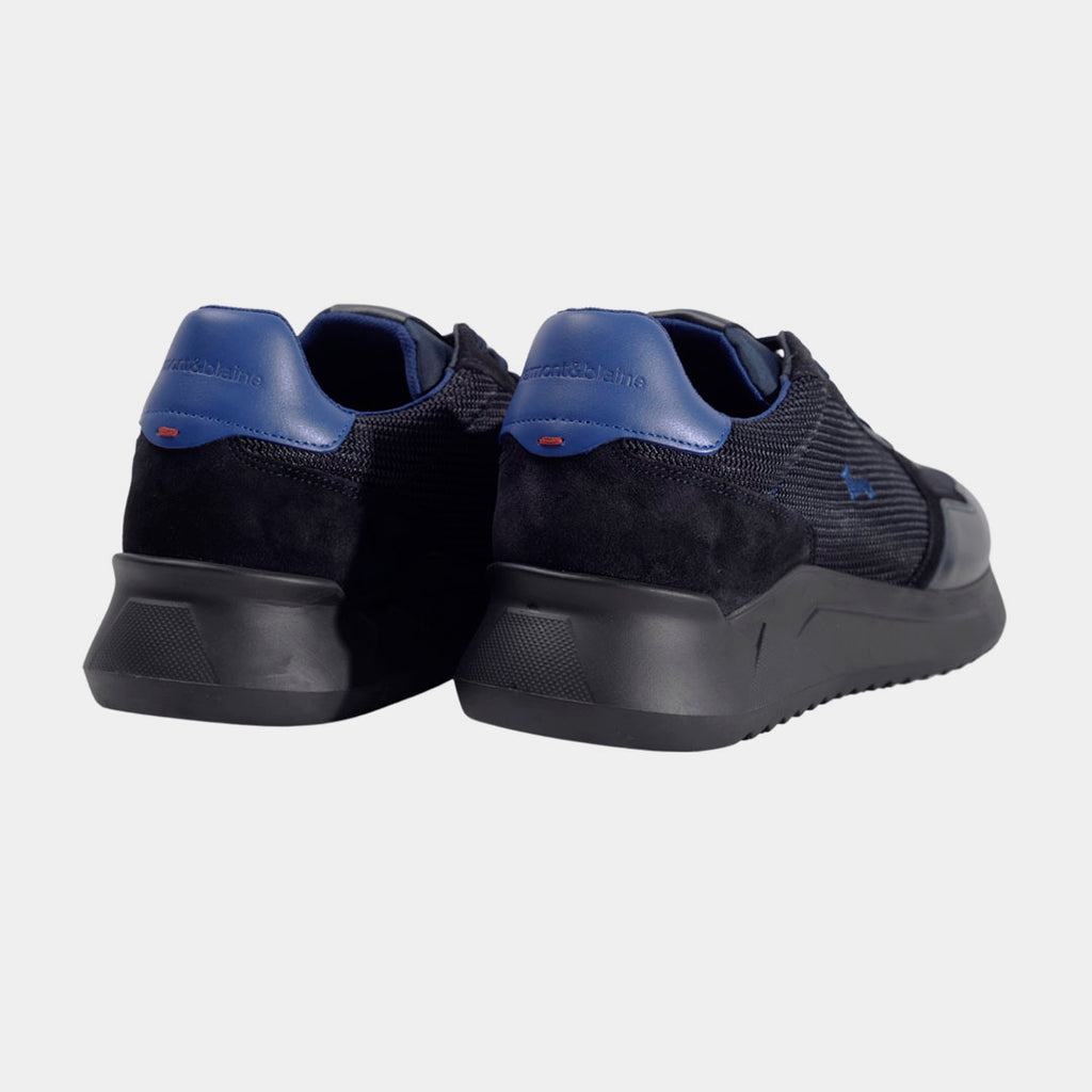 TENIS H&B SHOES AZUL CUERO