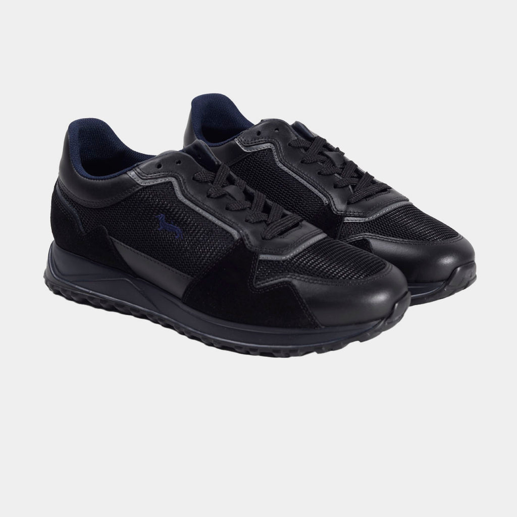 TENIS H&B SHOES NEGRO CUERO