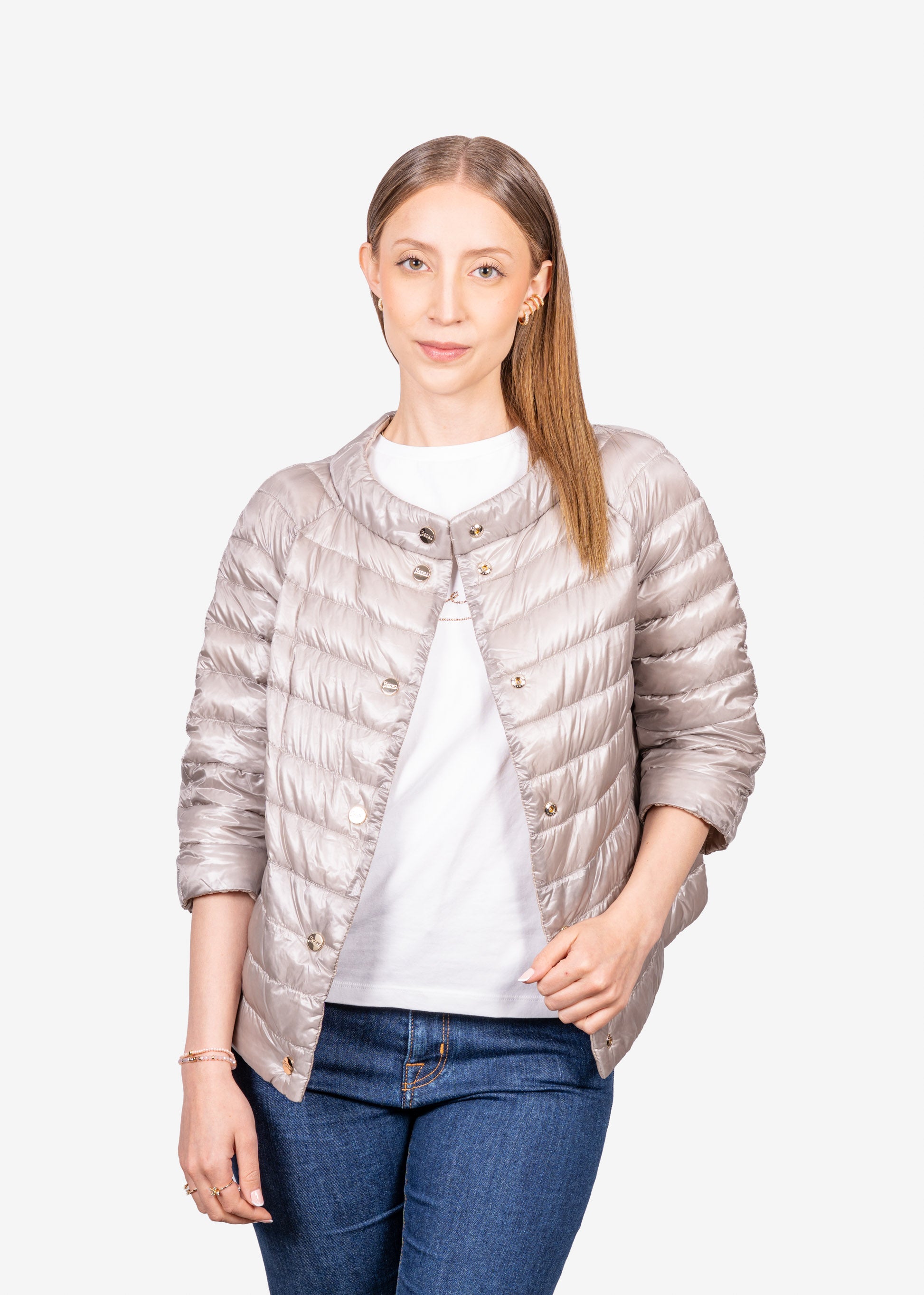 CHAQUETA HERNO DAMA BEIGE POLIAMID (PI0769D120171994)