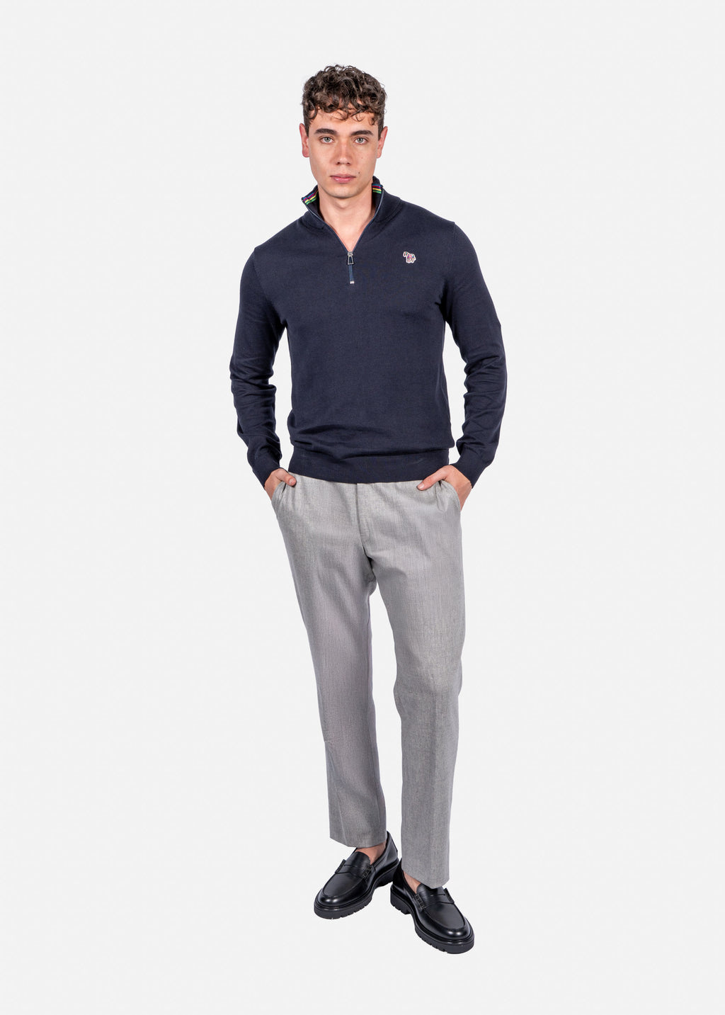 SWETER PAUL SMITH AZUL ALGODON (M2R-872XZ-M21858-49)